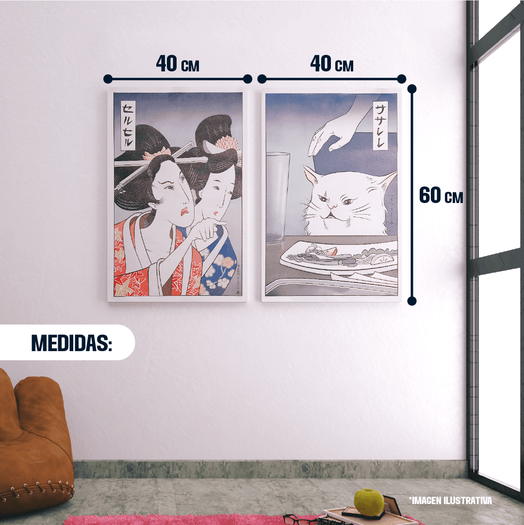 Póster Meme Gato (60x40cm) - Orbital ClothingPóster Meme Gato (60x40cm)Póster60x40cm