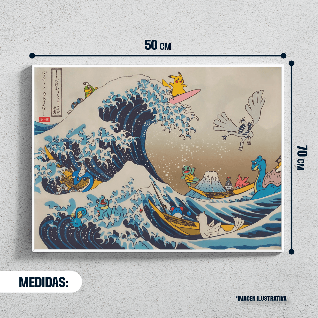 Póster Ola Pokémon (50x70cm) - Orbital ClothingPóster Ola Pokémon (50x70cm)Póster70x50cm