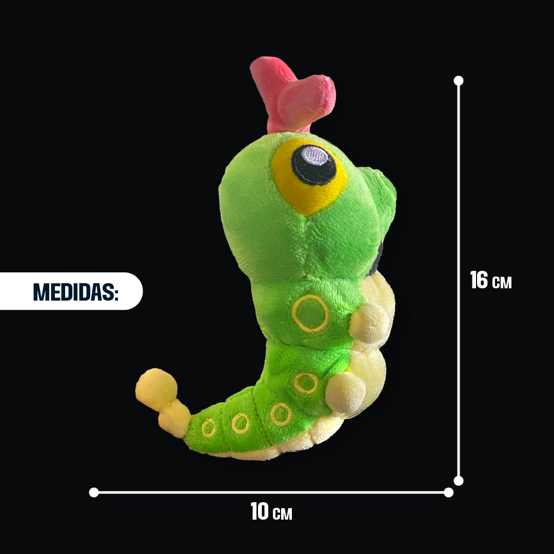 Mini Peluche Caterpie - Orbital ClothingMini Peluche CaterpieCojín decorativoVerde