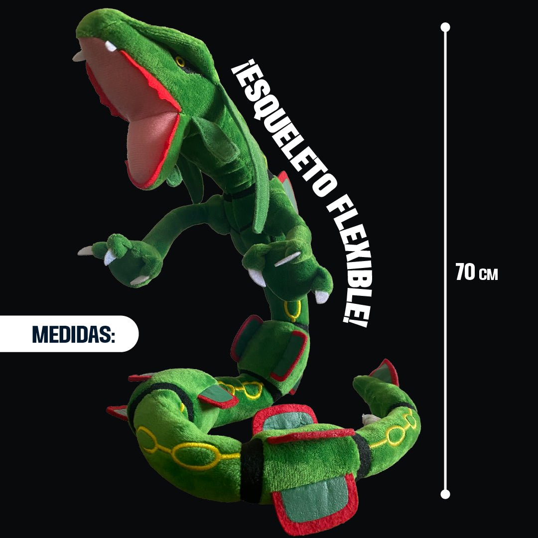 Peluche Rayquaza - Orbital ClothingPeluche RayquazaCojín decorativoVerde