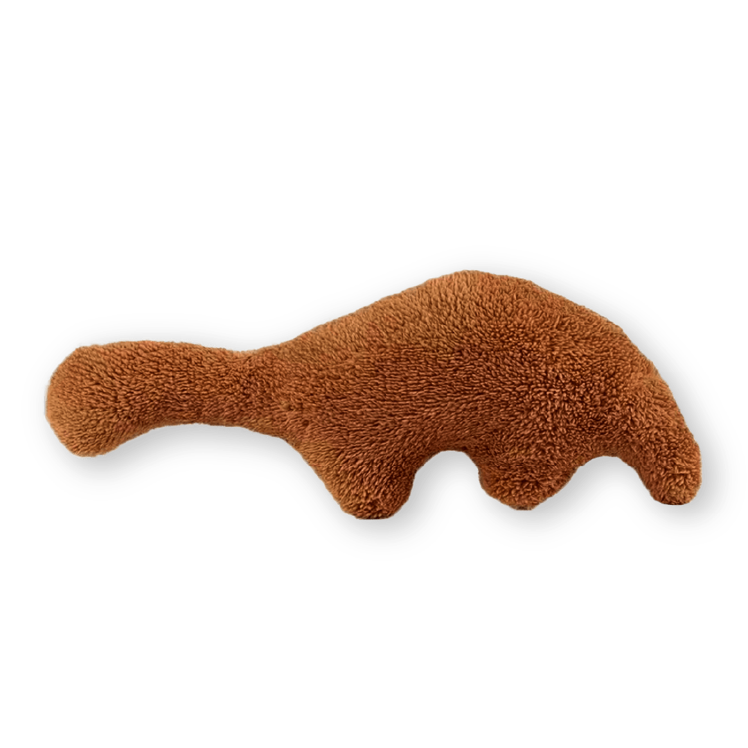 Peluches Dino Nuggets - Orbital ClothingPeluches Dino NuggetsCojín decorativoMarrón