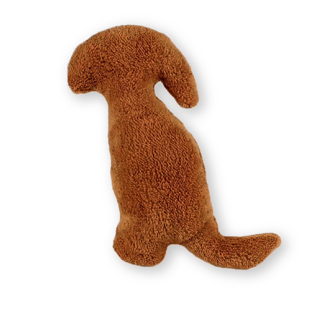 Peluches Dino Nuggets - Orbital ClothingPeluches Dino NuggetsCojín decorativoMarrón