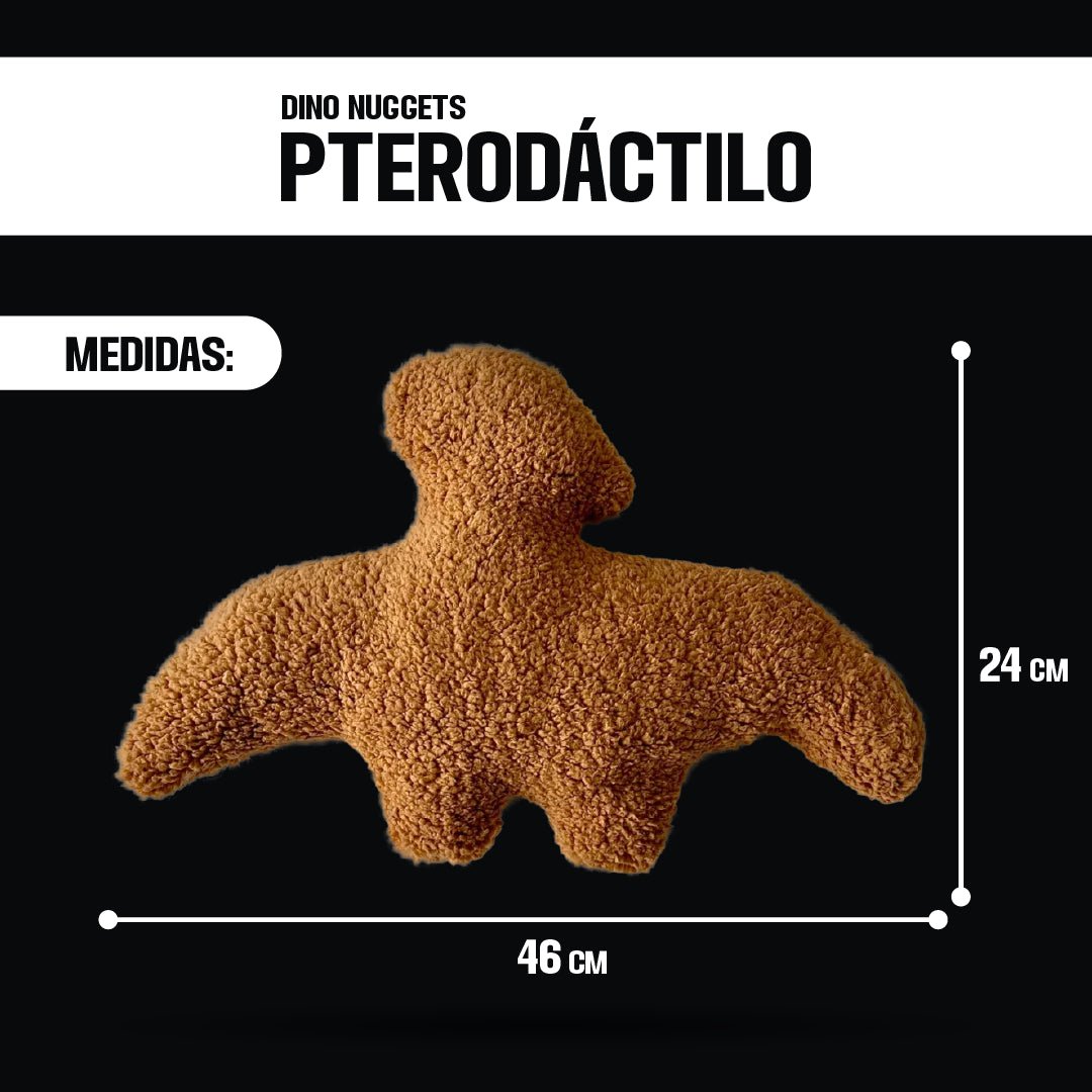 Peluches Dino Nuggets - Orbital ClothingPeluches Dino NuggetsCojín decorativoMarrón