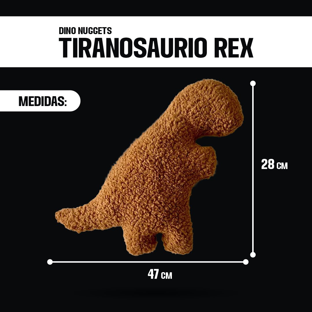 Peluches Dino Nuggets - Orbital ClothingPeluches Dino NuggetsCojín decorativoMarrón