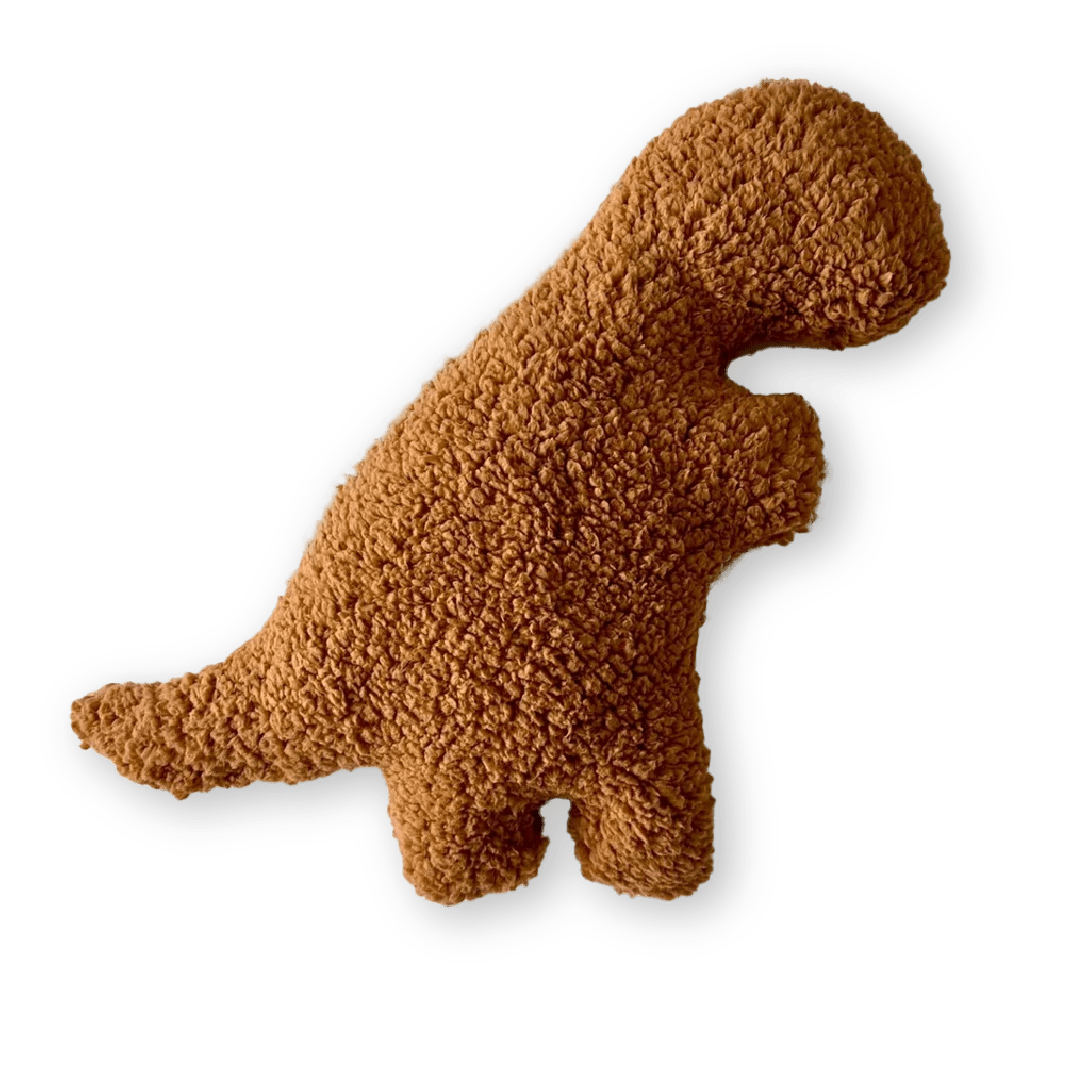 Peluches Dino Nuggets - Orbital ClothingPeluches Dino NuggetsCojín decorativoMarrón