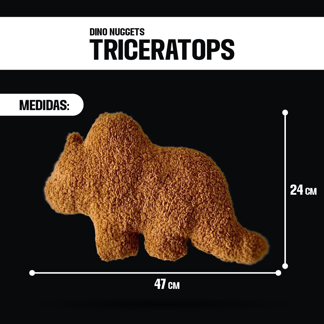 Peluches Dino Nuggets - Orbital ClothingPeluches Dino NuggetsCojín decorativoMarrón