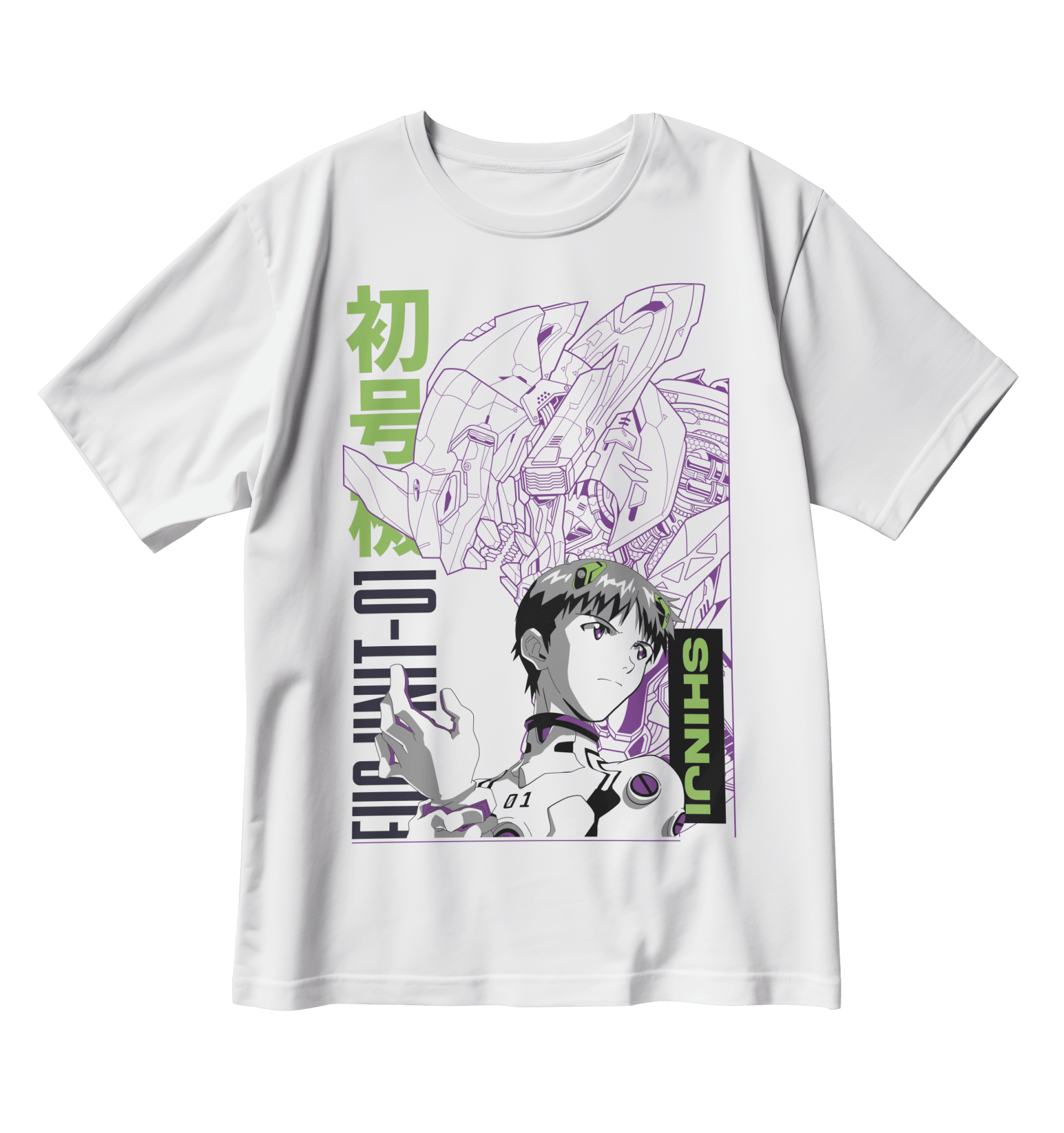 Shinji/Eva 01 (Playera) - Orbital ClothingShinji/Eva 01 (Playera)PlayerasRegular Cosmos Fit