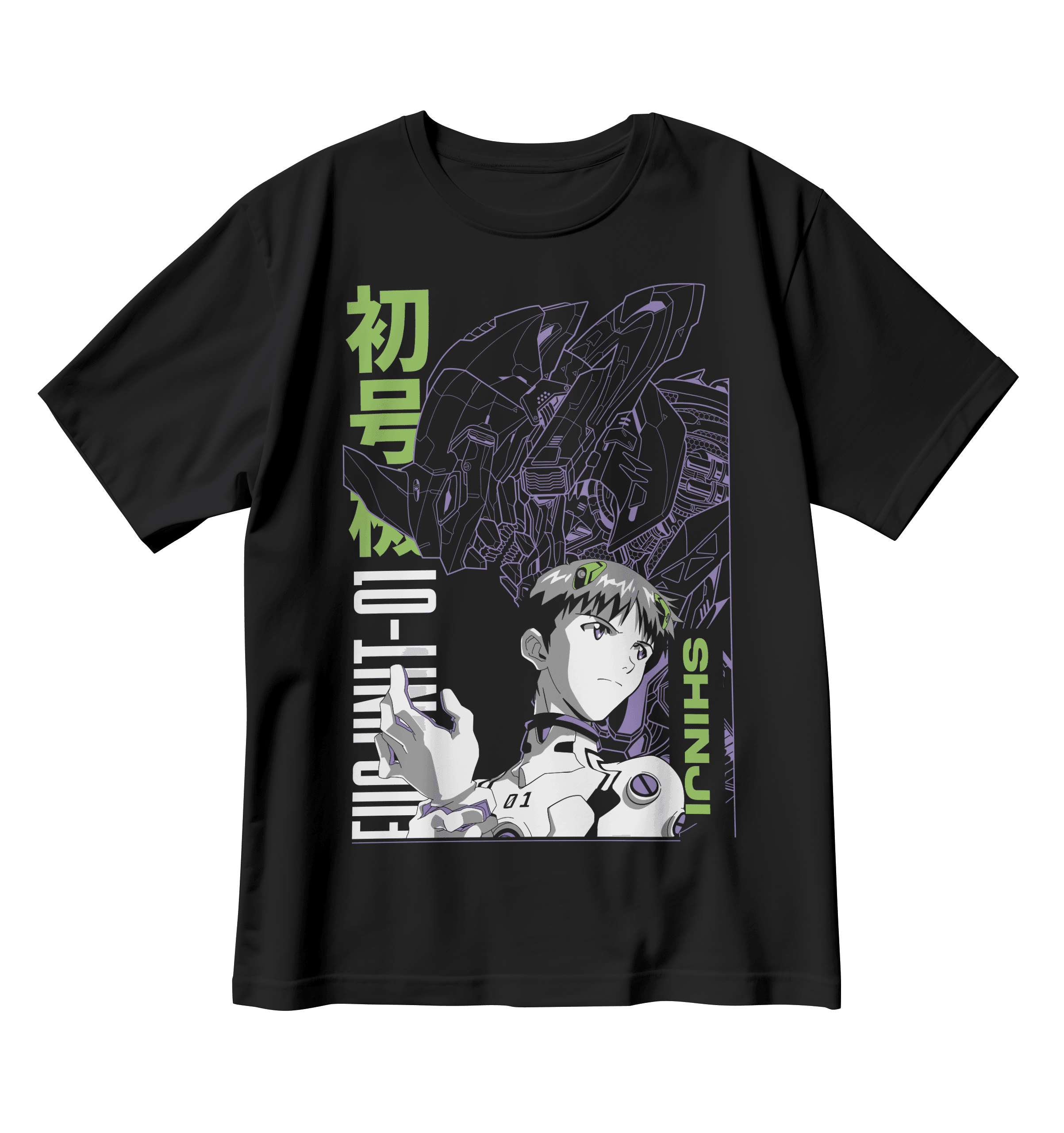 Shinji/Eva 01 (Playera) - Orbital ClothingShinji/Eva 01 (Playera)PlayerasRegular Cosmos Fit