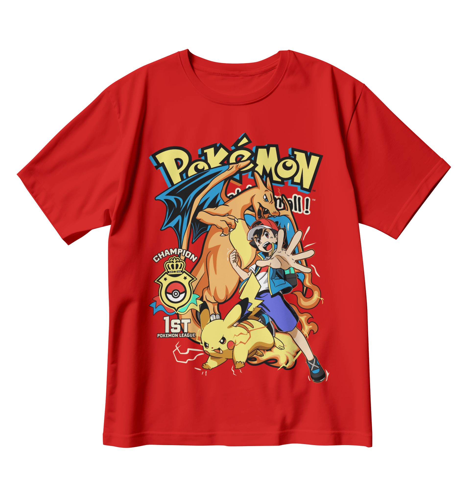 Playera Portada Pokemon 1st - Orbital ClothingPlayera Portada Pokemon 1stPlayerasNegro Obsidiana