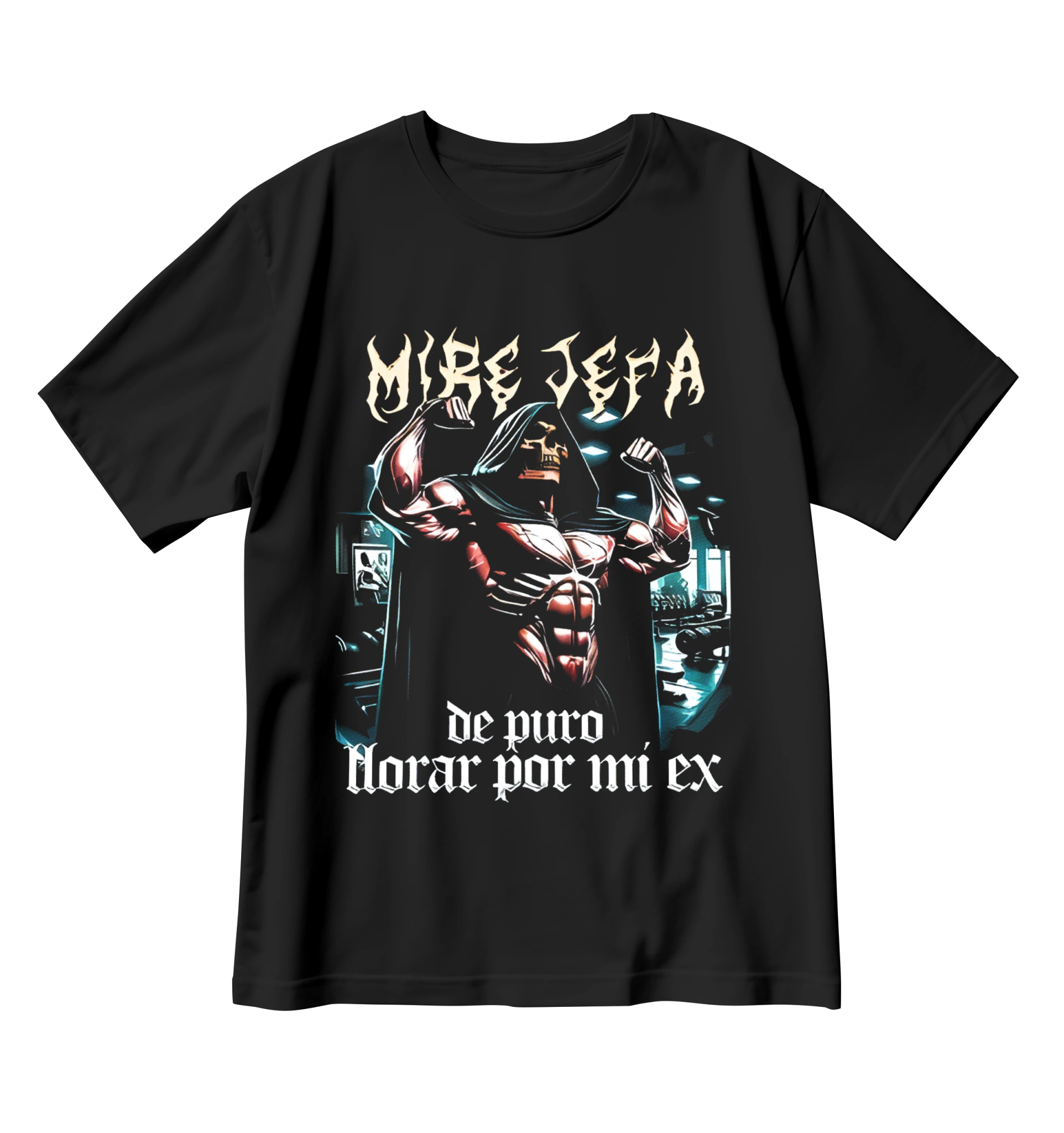 Playera De puro llorar a mi ex - Orbital ClothingPlayera De puro llorar a mi exPlayerasNegro Obsidiana