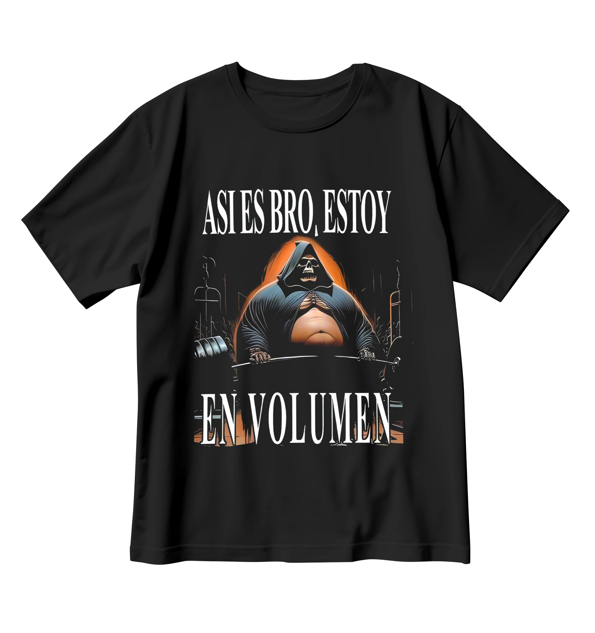 Playera Así es bro, estoy en volumen