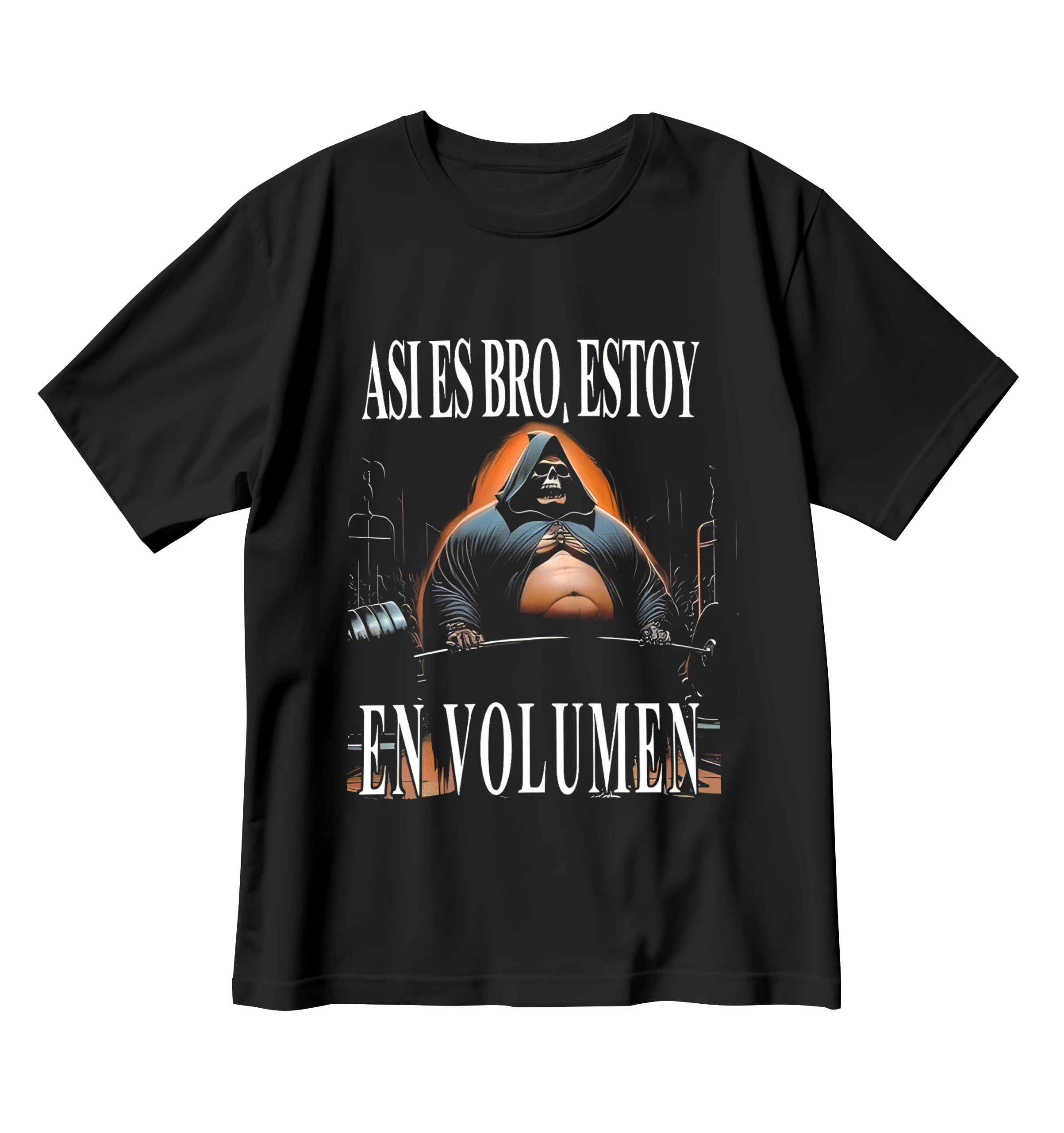 Playera Así es bro, estoy en volumen
