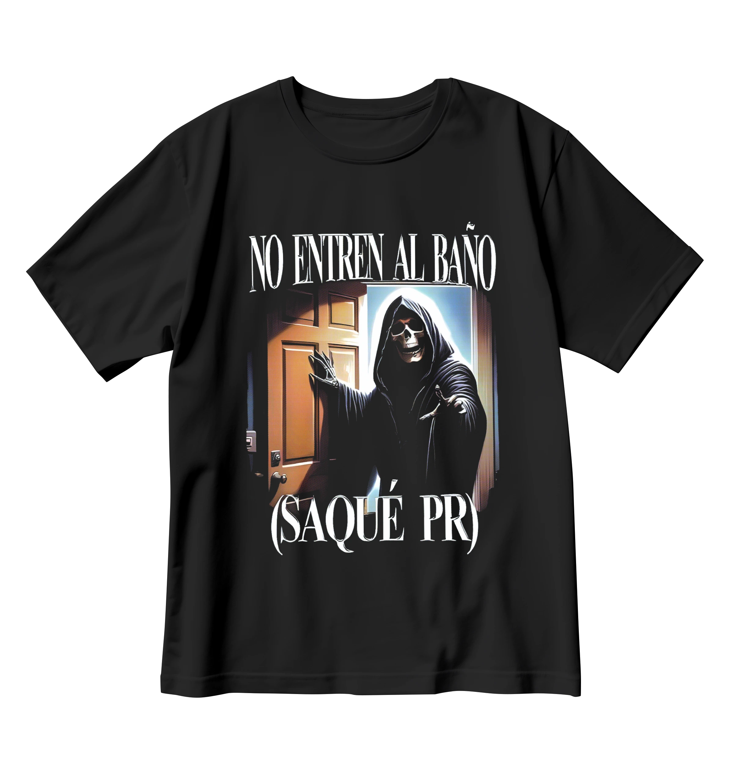 Playera No entren al baño