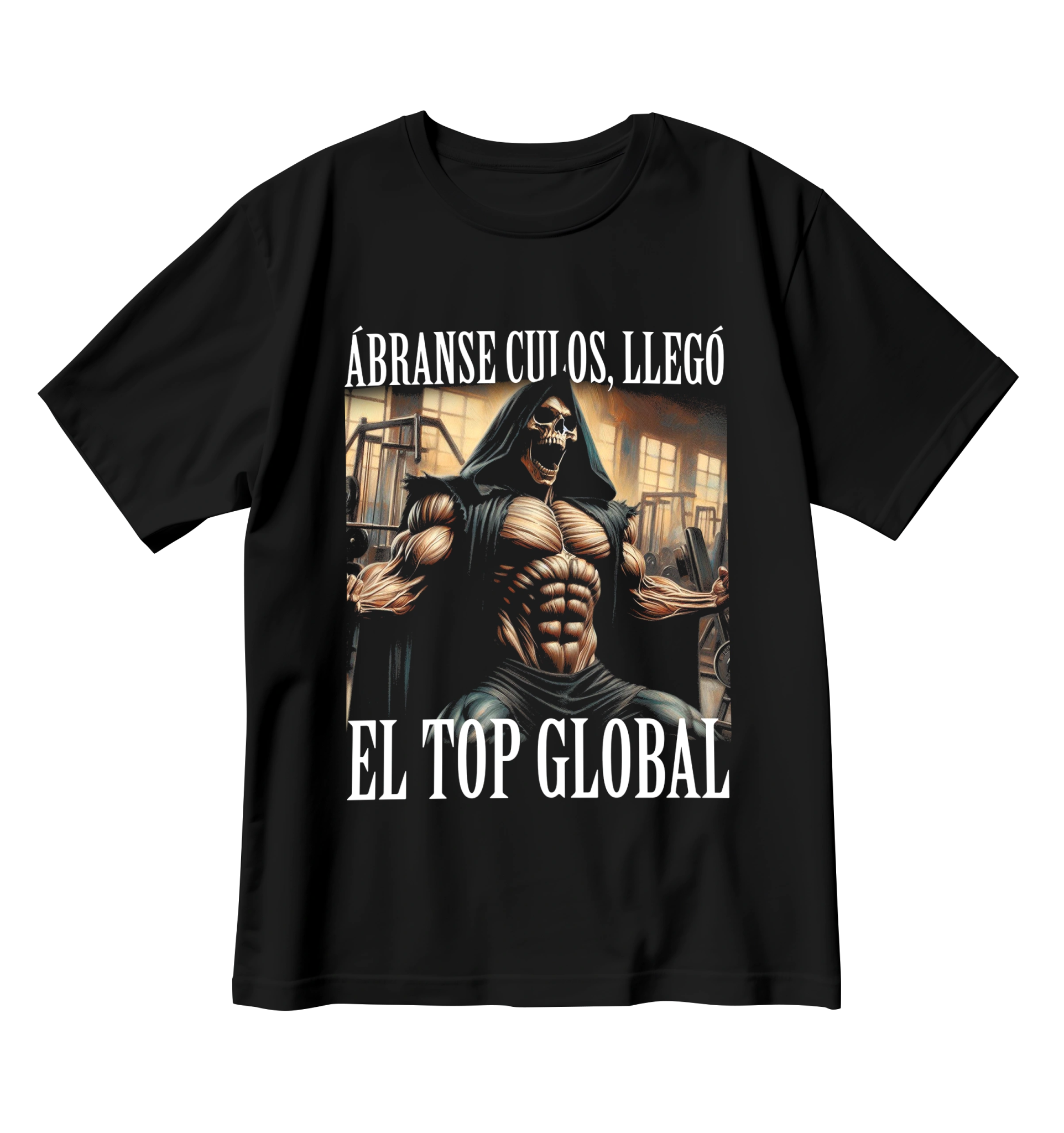 Playera Top global - Orbital ClothingPlayera Top globalPlayerasNegro Obsidiana