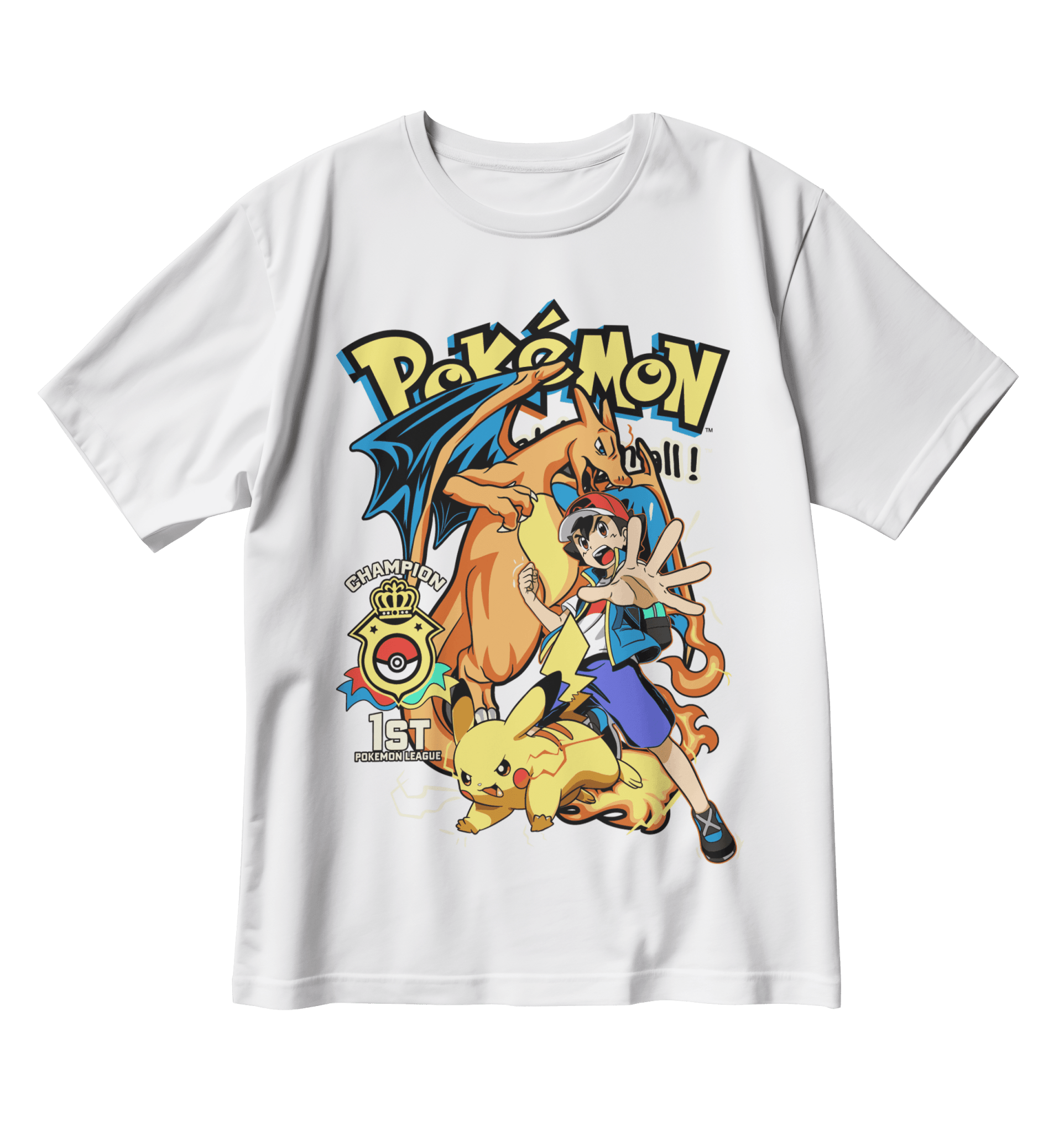Pokemon 1st (Playera) - Orbital ClothingPokemon 1st (Playera)PlayerasRegular Cosmos Fit