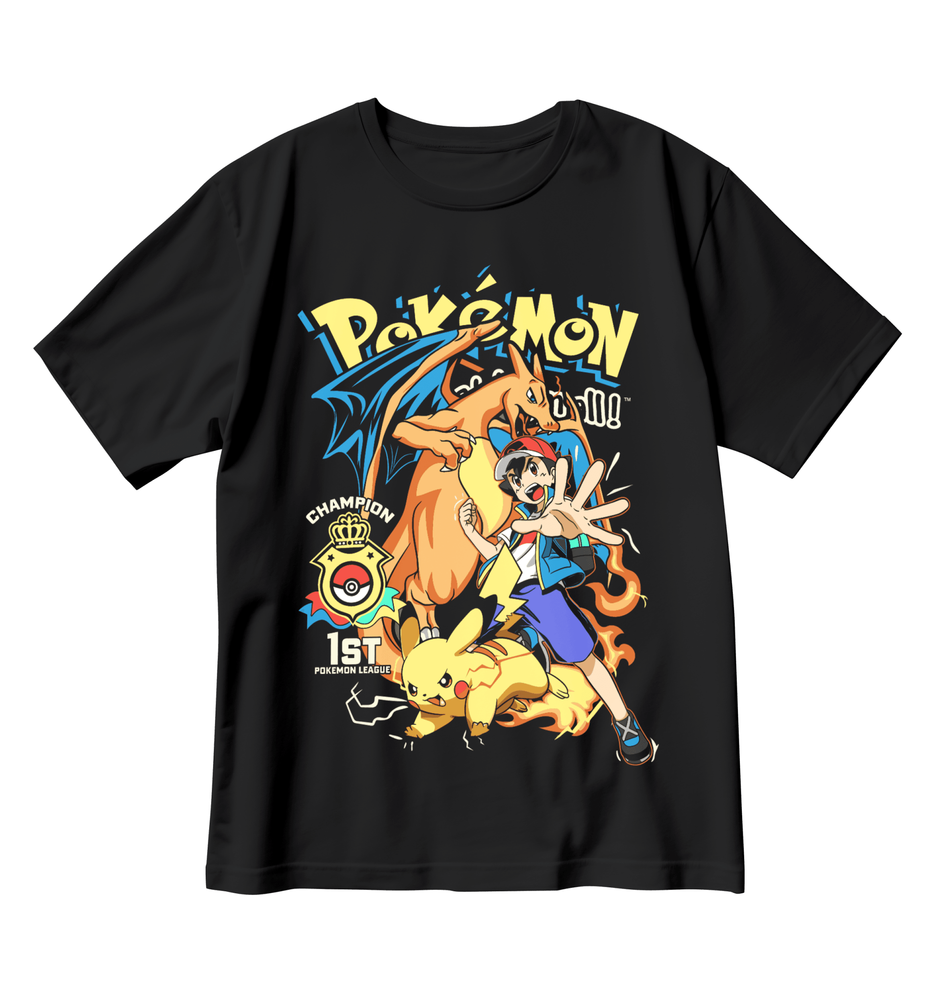 Pokemon 1st (Playera) - Orbital ClothingPokemon 1st (Playera)PlayerasRegular Cosmos Fit