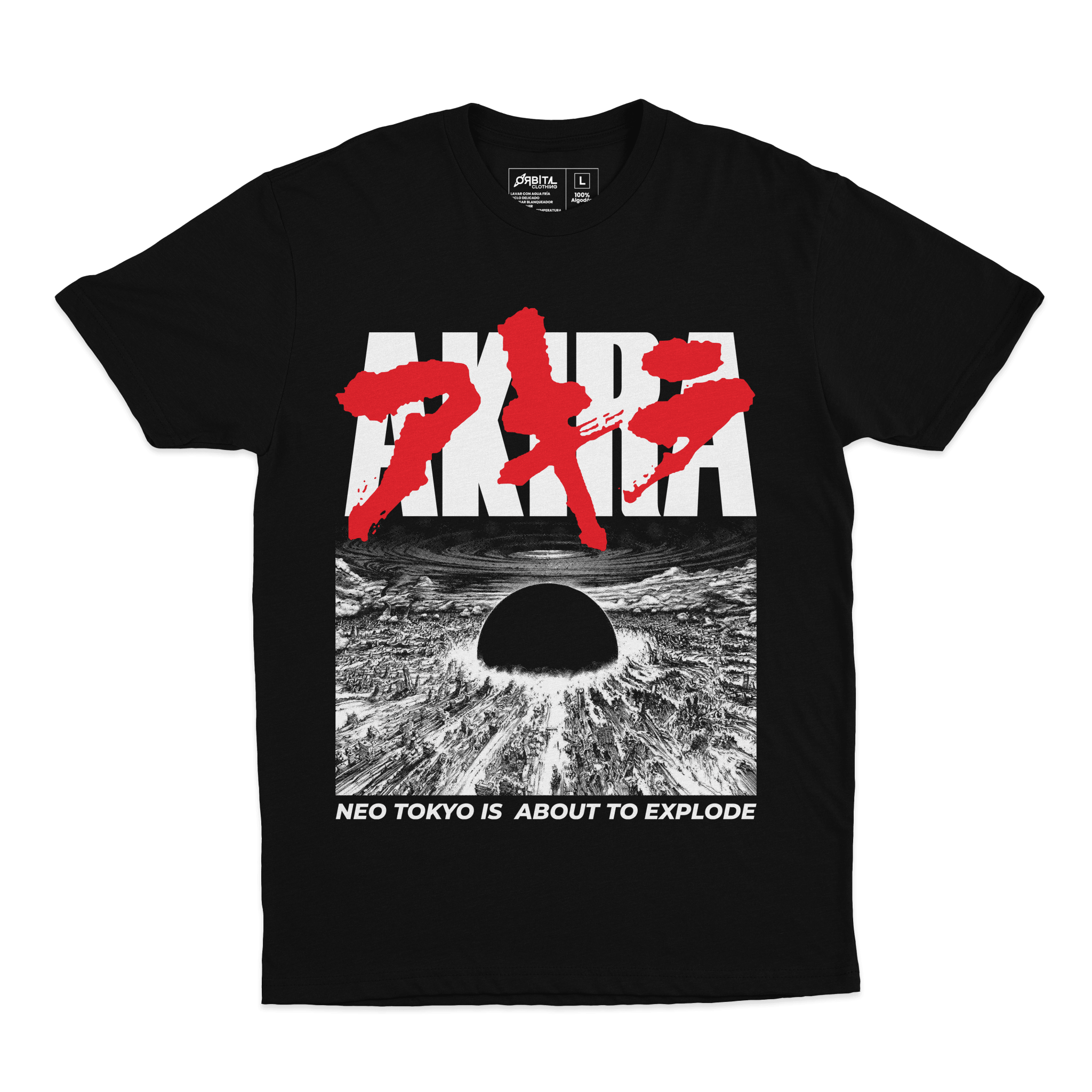 Explosión Neo Tokyo | Frente (Playera) - Orbital ClothingExplosión Neo Tokyo | Frente (Playera)PlayerasNegro