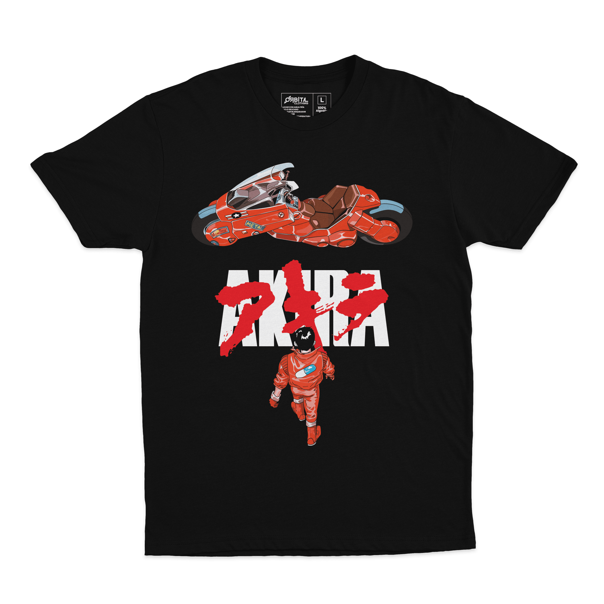 Moto Kaneda | Akira (Playera) - Orbital ClothingMoto Kaneda | Akira (Playera)PlayerasNegro