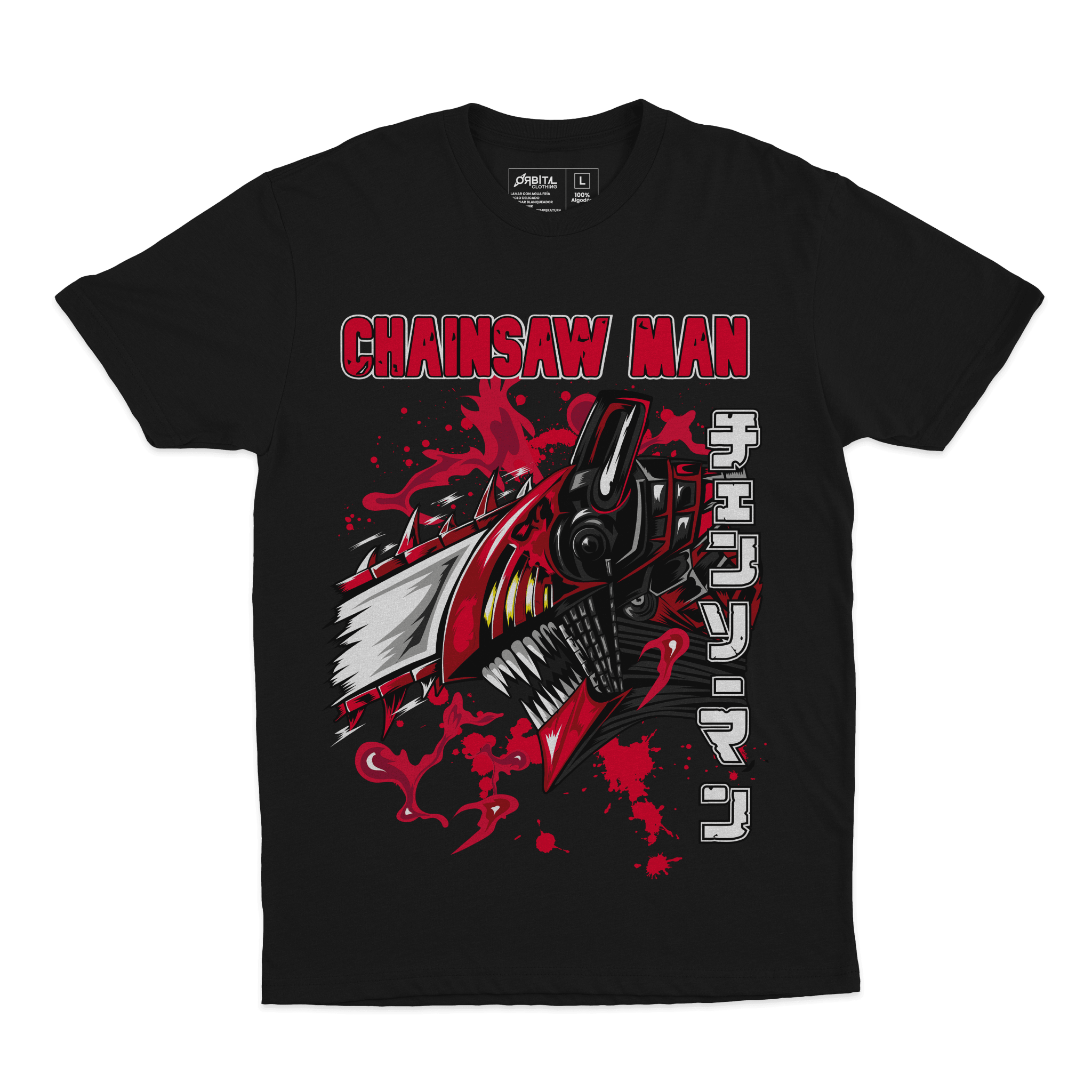 Denji | Rojo (Playera) - Orbital ClothingDenji | Rojo (Playera)PlayerasRegular Cosmos Fit