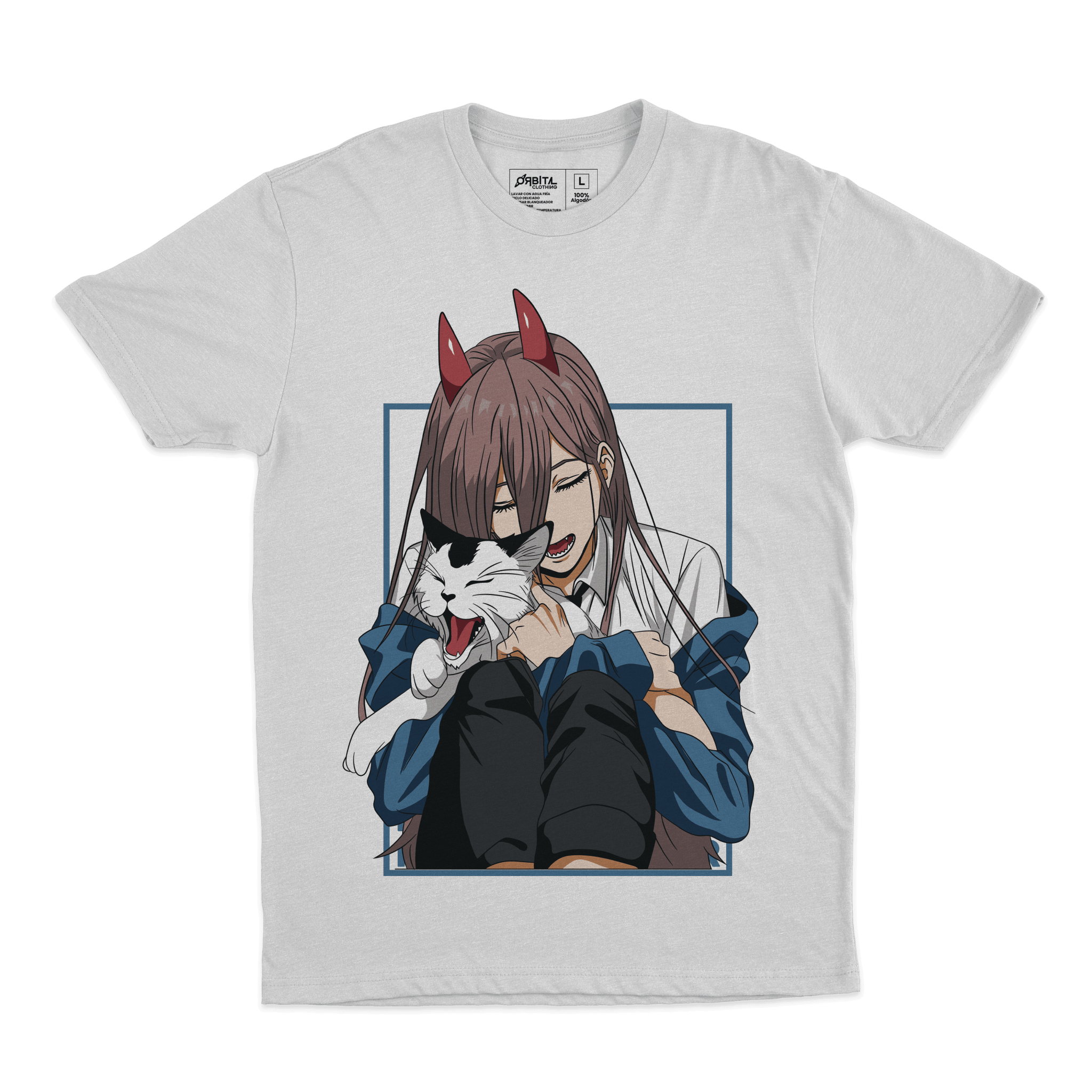 Power & Nyako (Playera) - Orbital ClothingPower & Nyako (Playera)PlayerasRegular Cosmos Fit