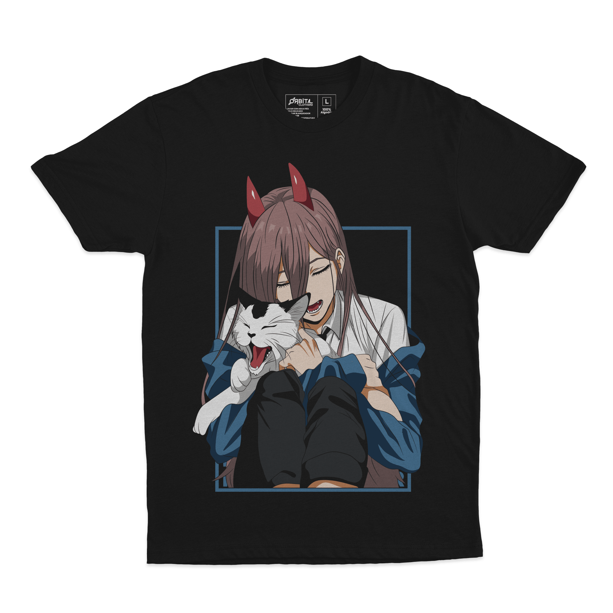 Power & Nyako (Playera) - Orbital ClothingPower & Nyako (Playera)PlayerasRegular Cosmos Fit