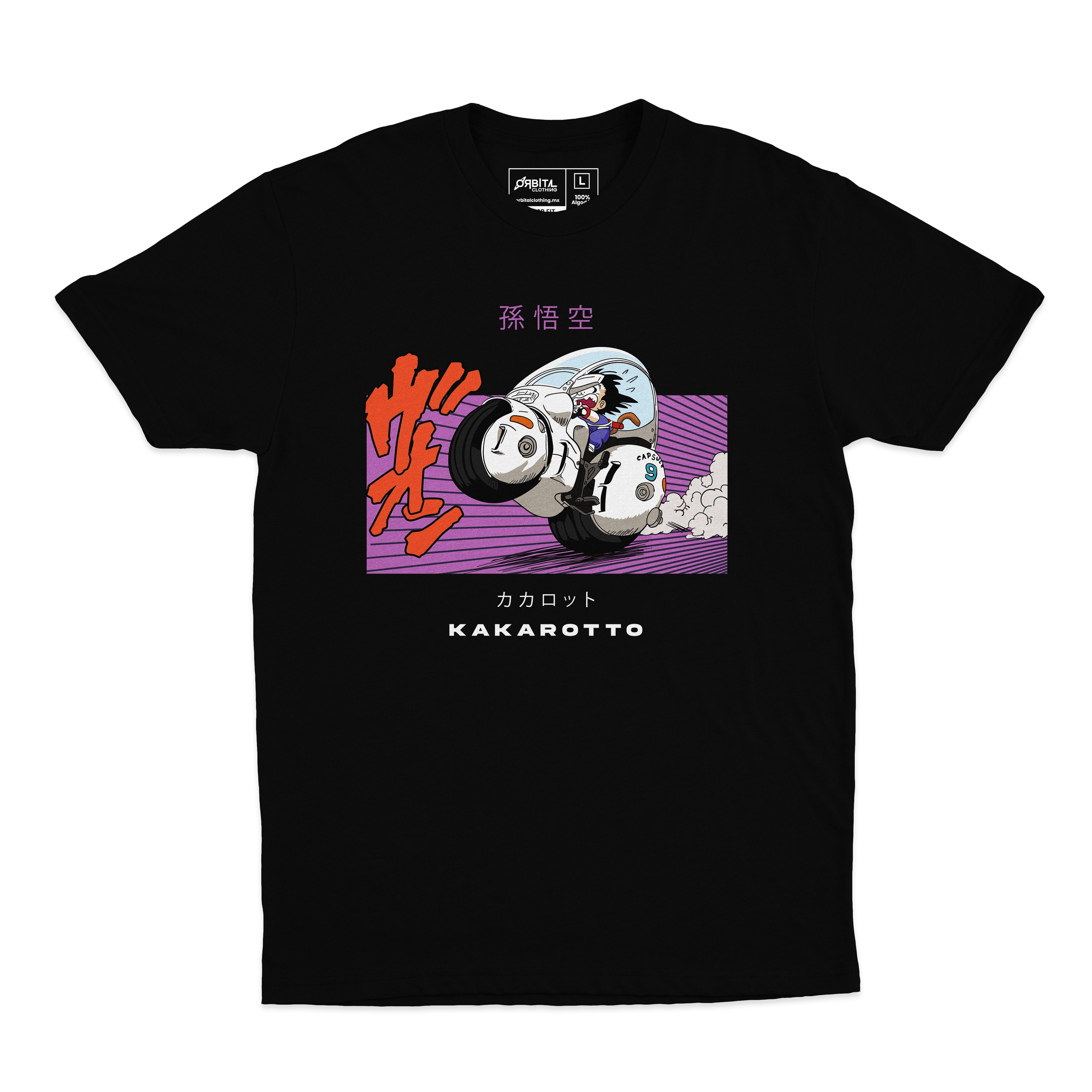 Playera Son Goku Moto Capsule Corp.