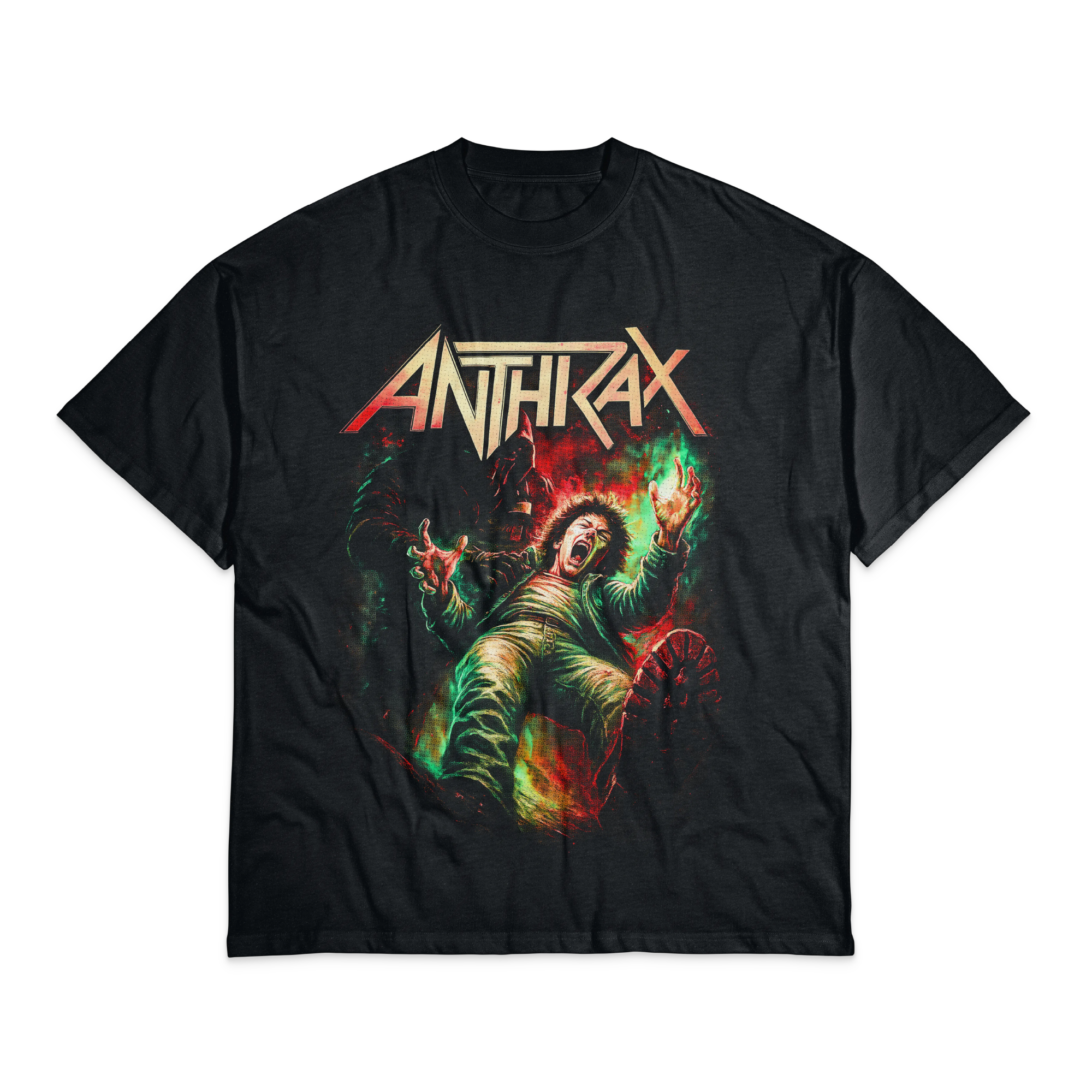 Playera Negro Obsidiana Anthrax