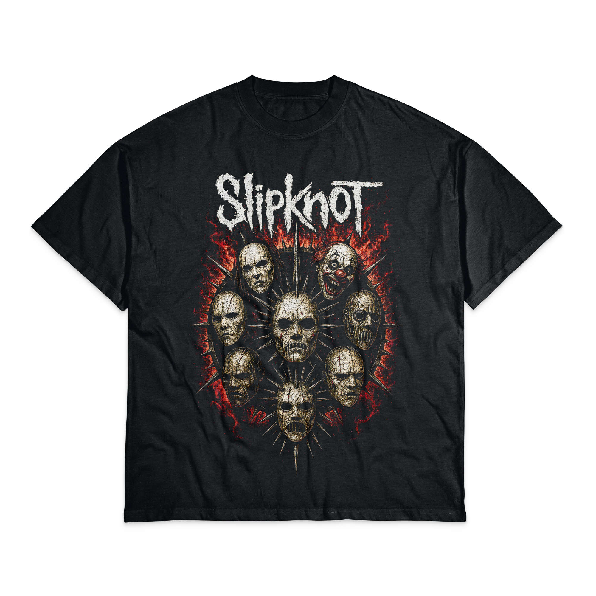 Playera Negro Obsidiana Slipknot