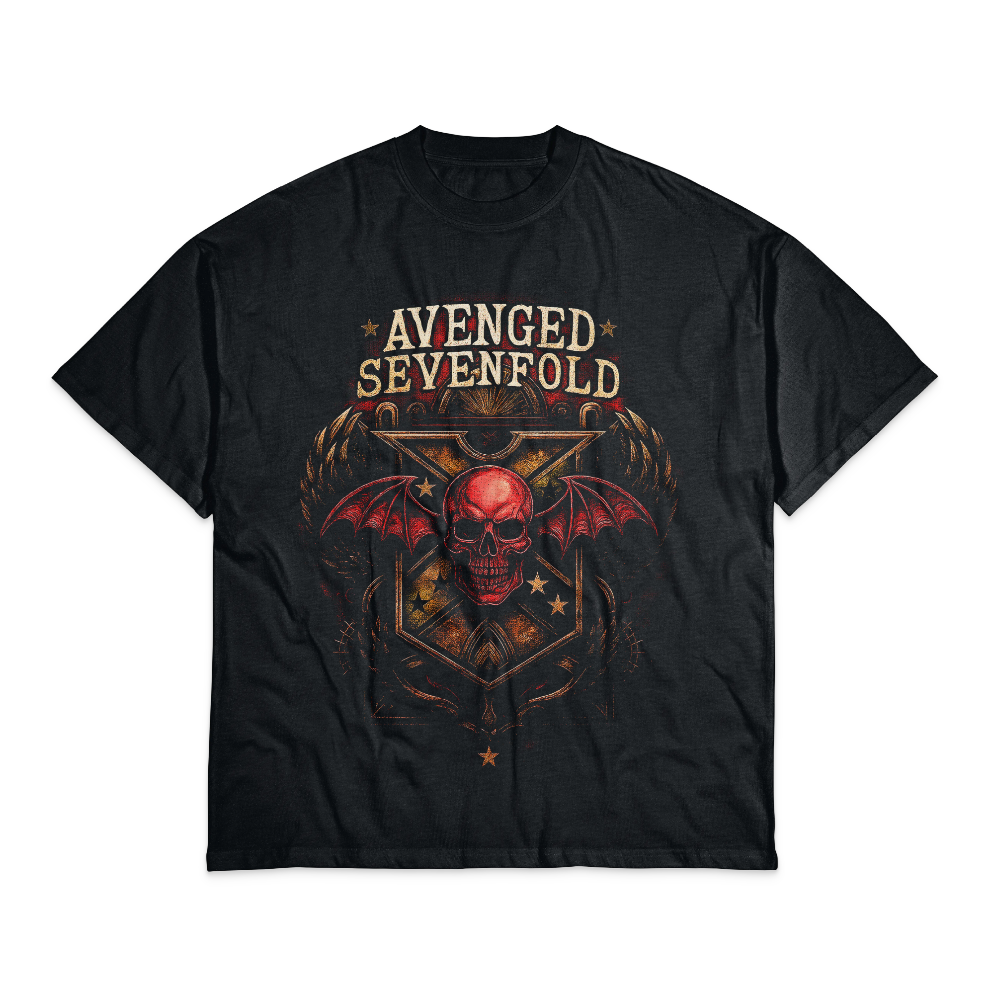Playera Negro Obsidiana Avenged Sevenfold