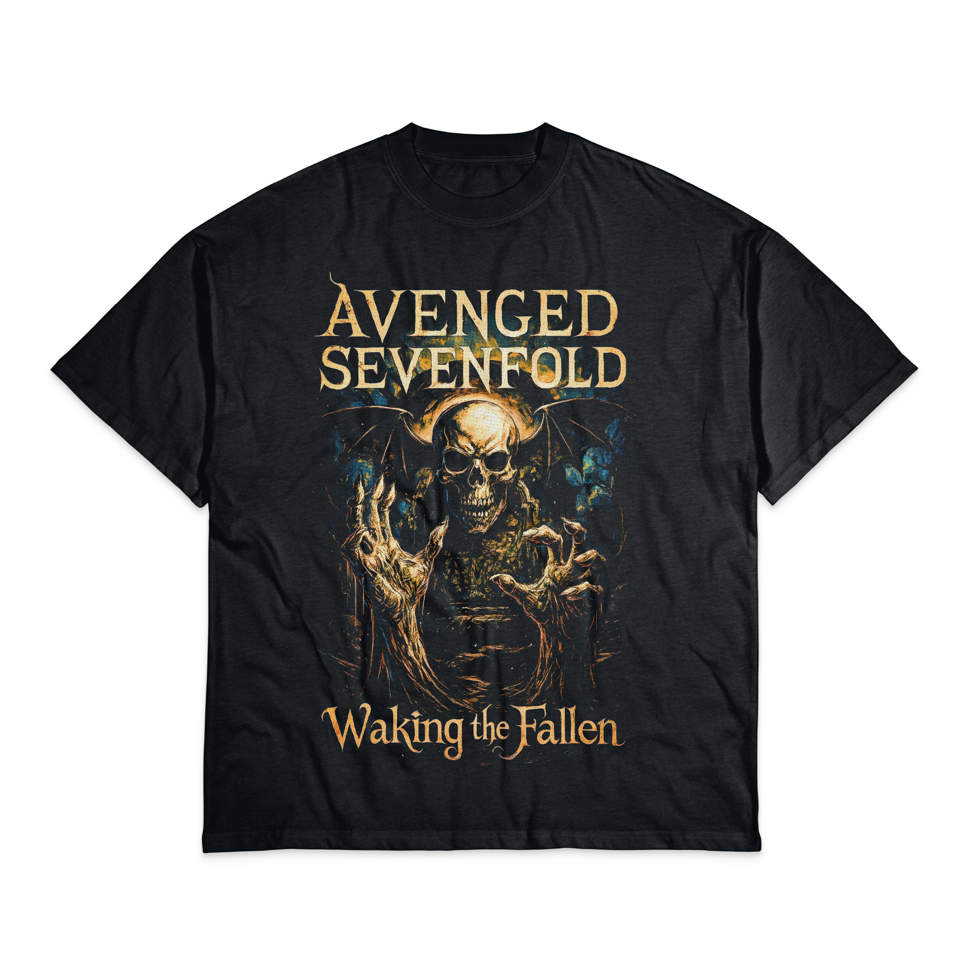 Playera Negro Obsidiana Avenged Sevenfold