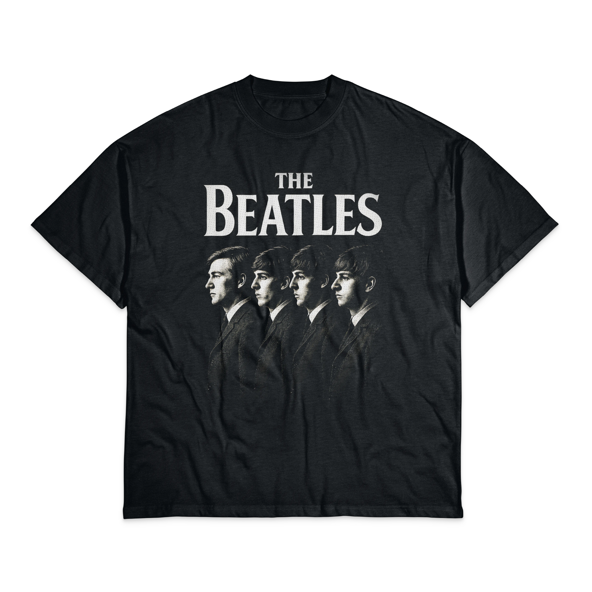 Playera Negro Obsidiana The Beatles