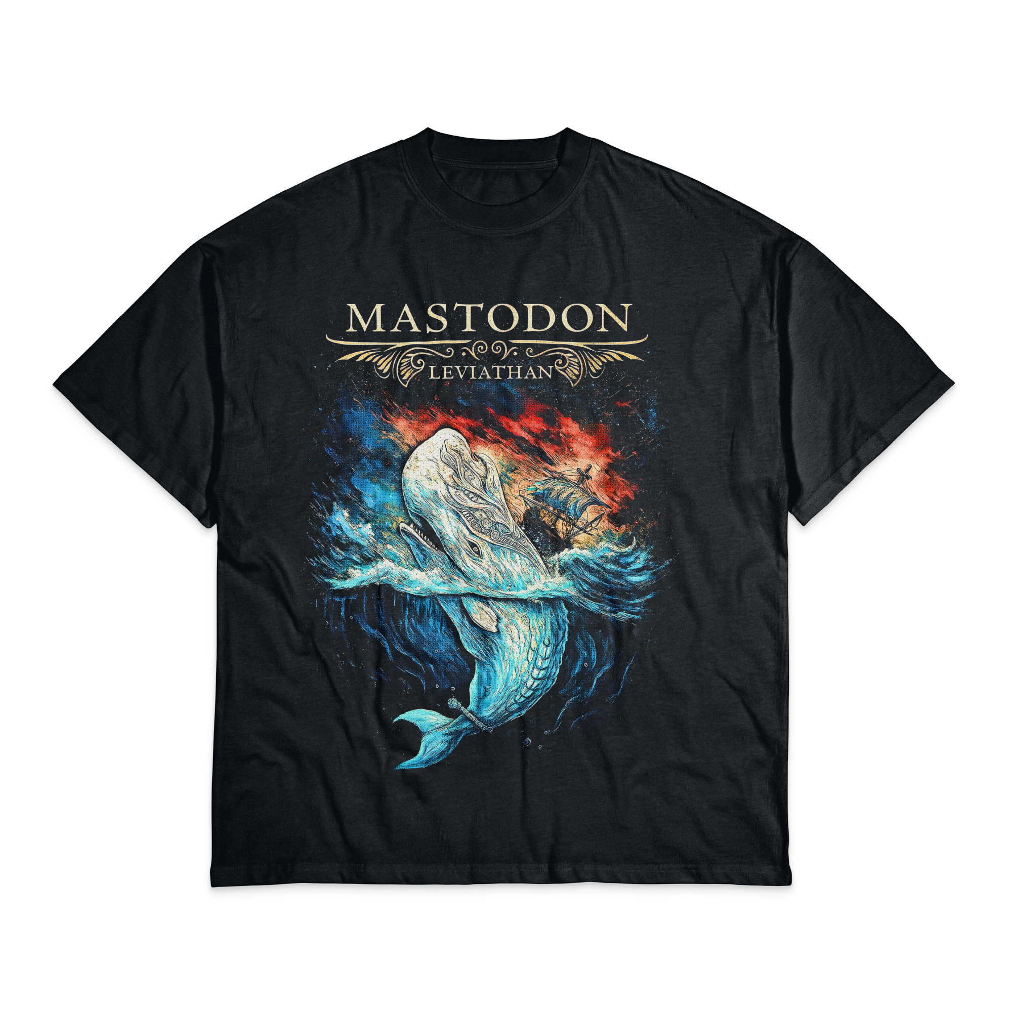 Playera Negro Obsidiana Mastodon