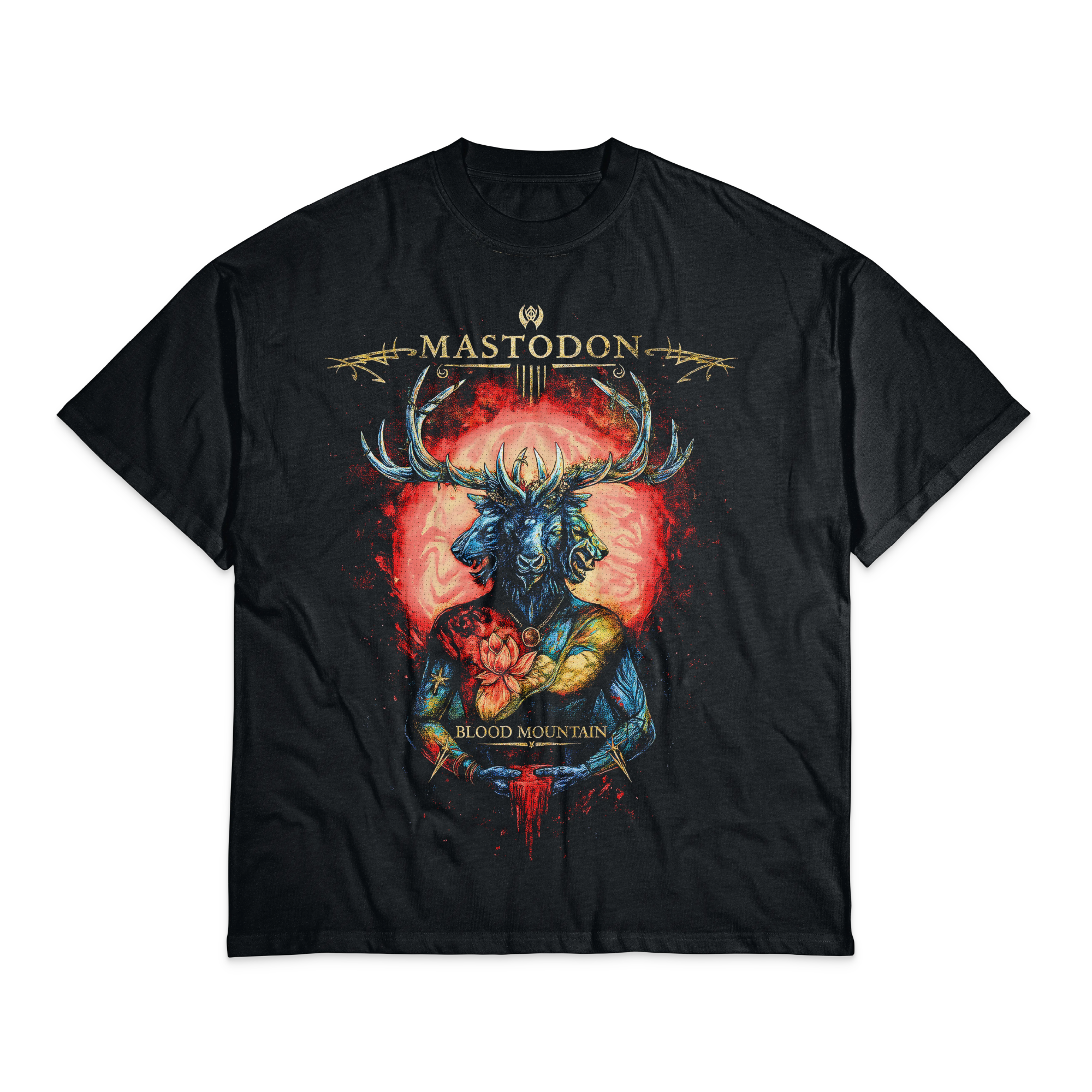 Playera Negro Obsidiana Mastodon