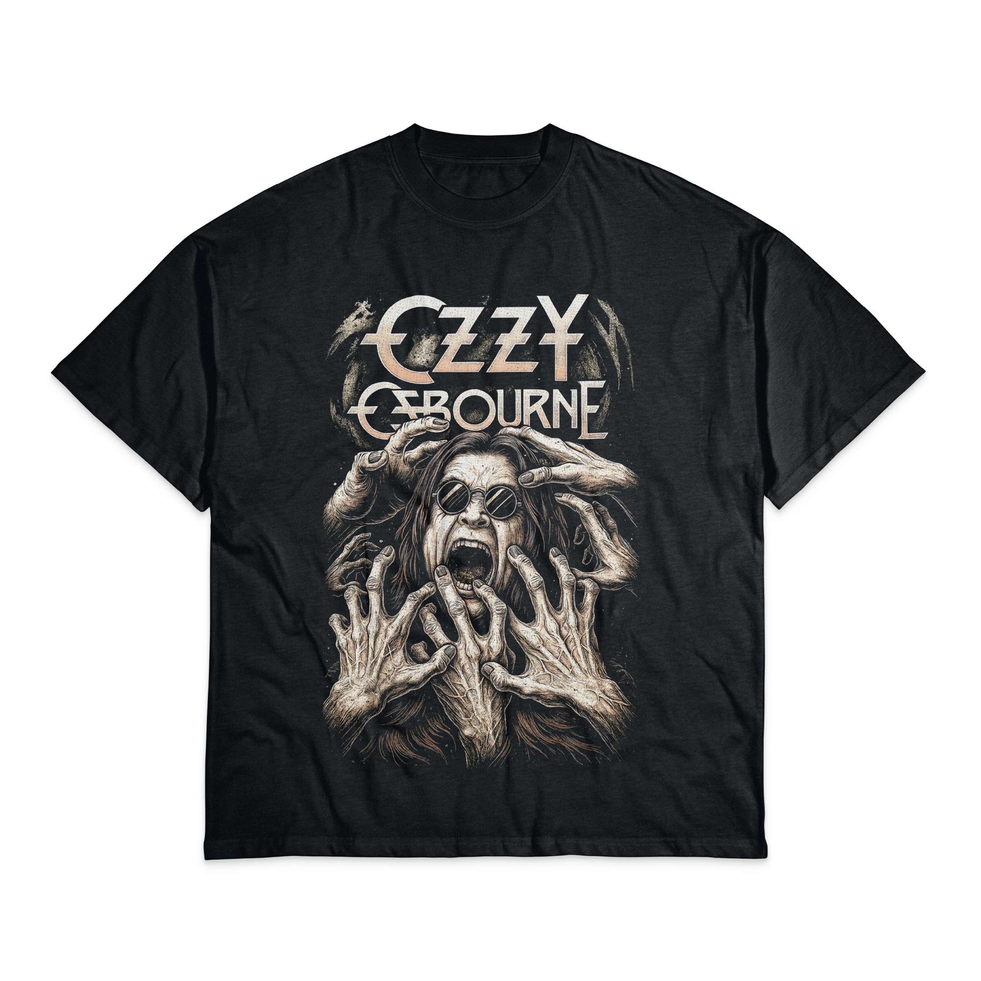 Playera Negro Obsidiana Ozzy Osbourne