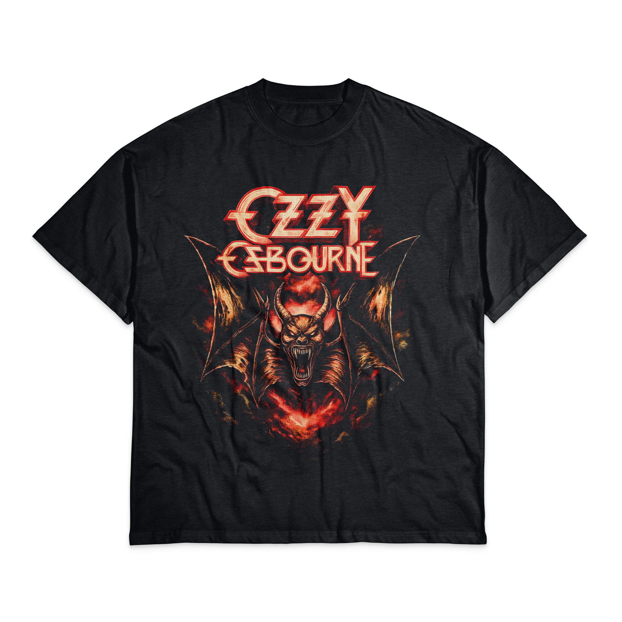 Playera Negro Obsidiana Ozzy Osbourne