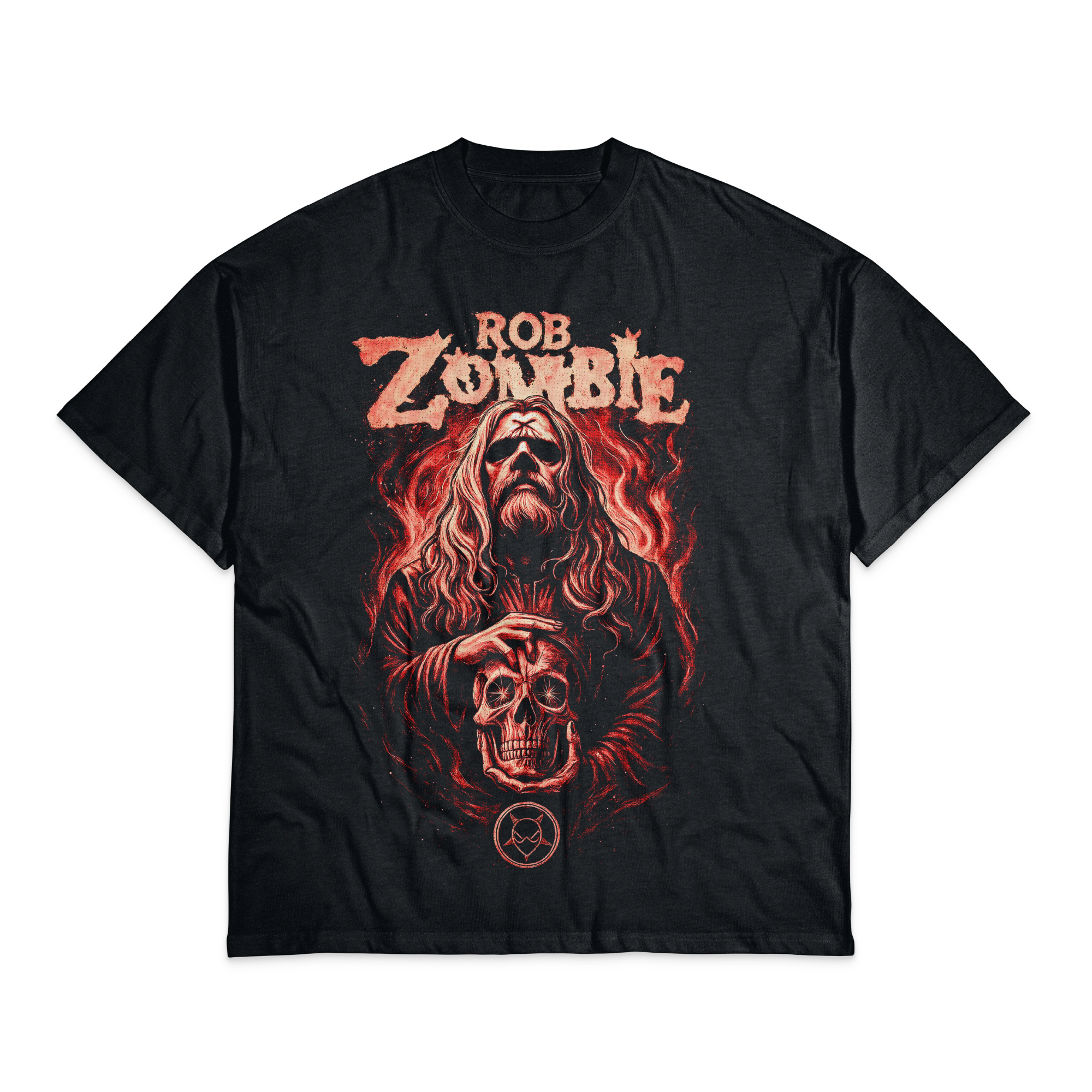 Playera Negro Obsidiana Rob Zombie
