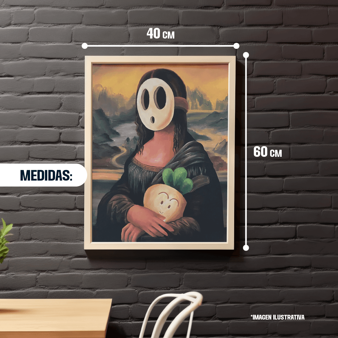 Póster Monalisa X Shy guy (60x40cm) - Orbital ClothingPóster Monalisa X Shy guy (60x40cm)Póster60x40cm