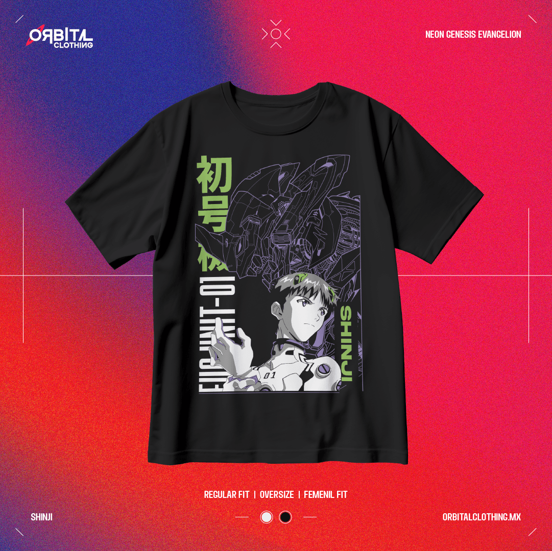 Shinji/Eva 01 (Playera)