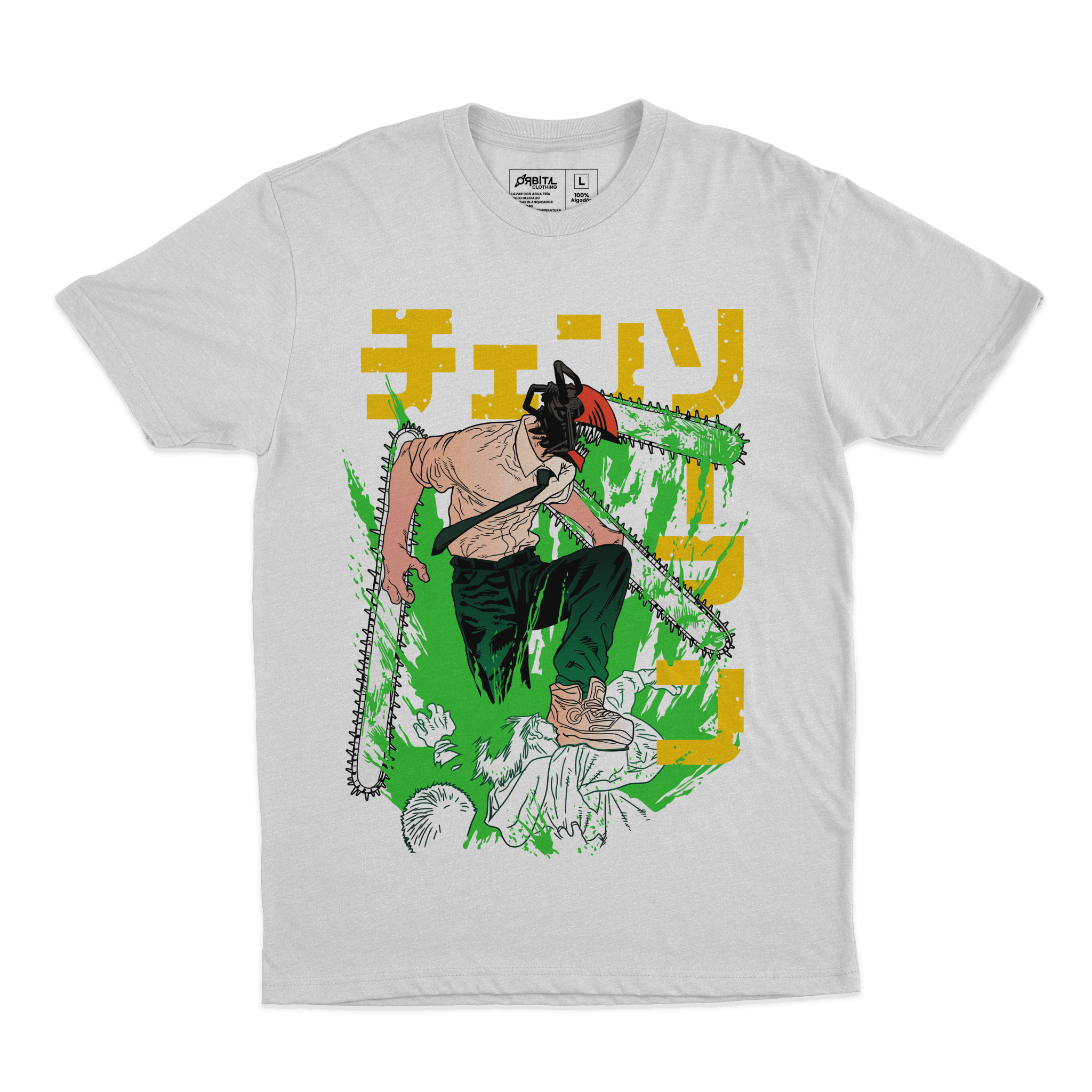 Denji | Verde (Playera) - Orbital ClothingDenji | Verde (Playera)PlayerasRegular Cosmos Fit