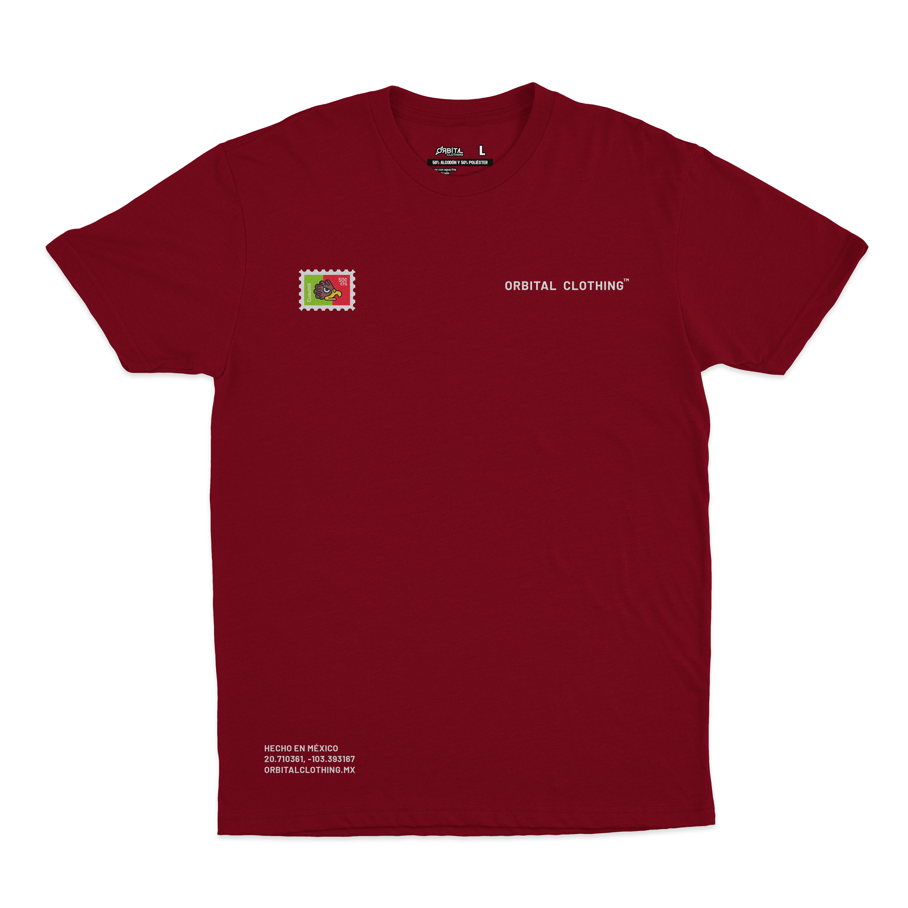 Playera Timbres Postales MX | Cuauhtli