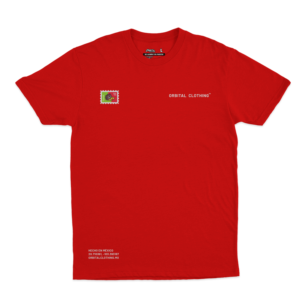 Playera Timbres Postales MX | Cuauhtli