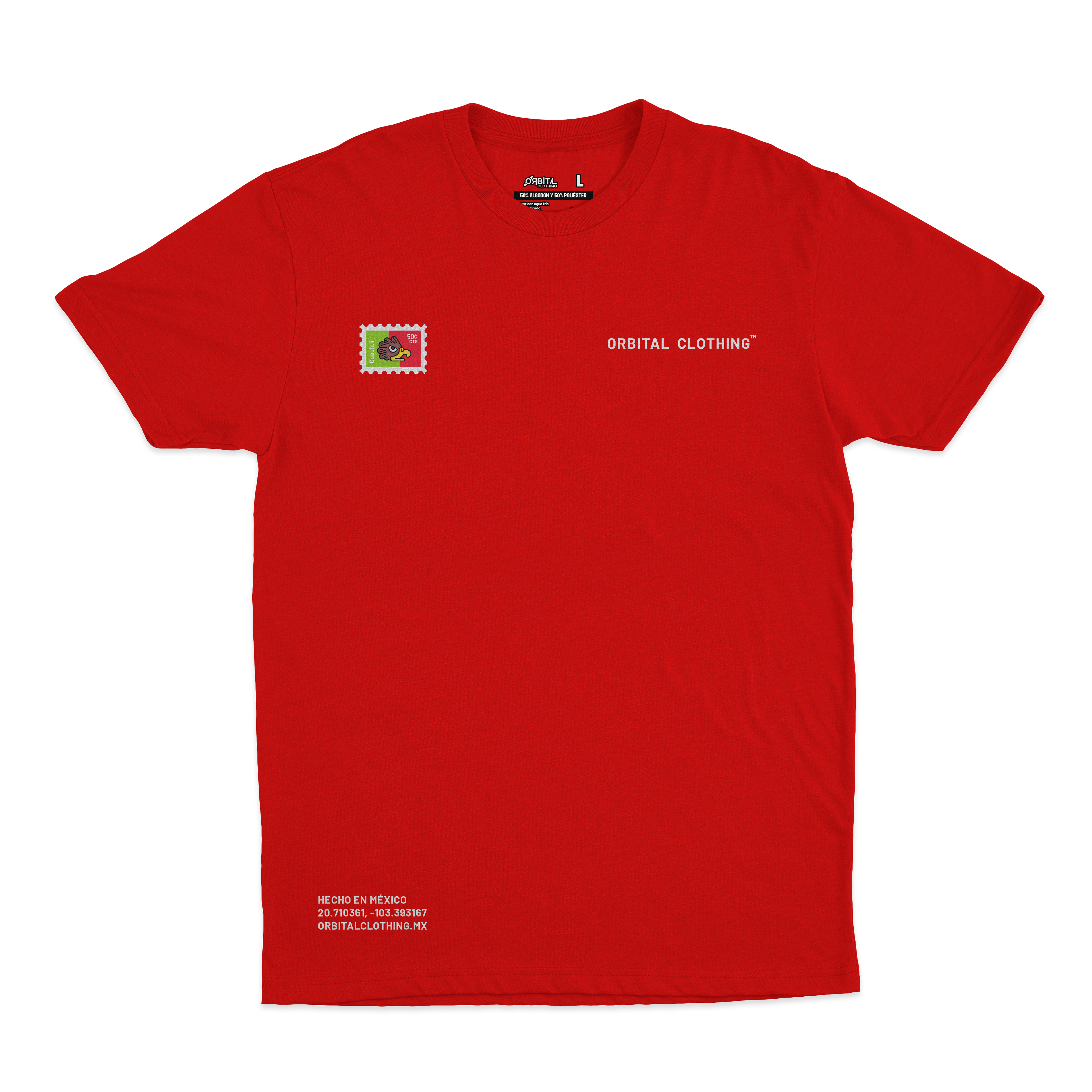 Playera Timbres Postales MX | Cuauhtli