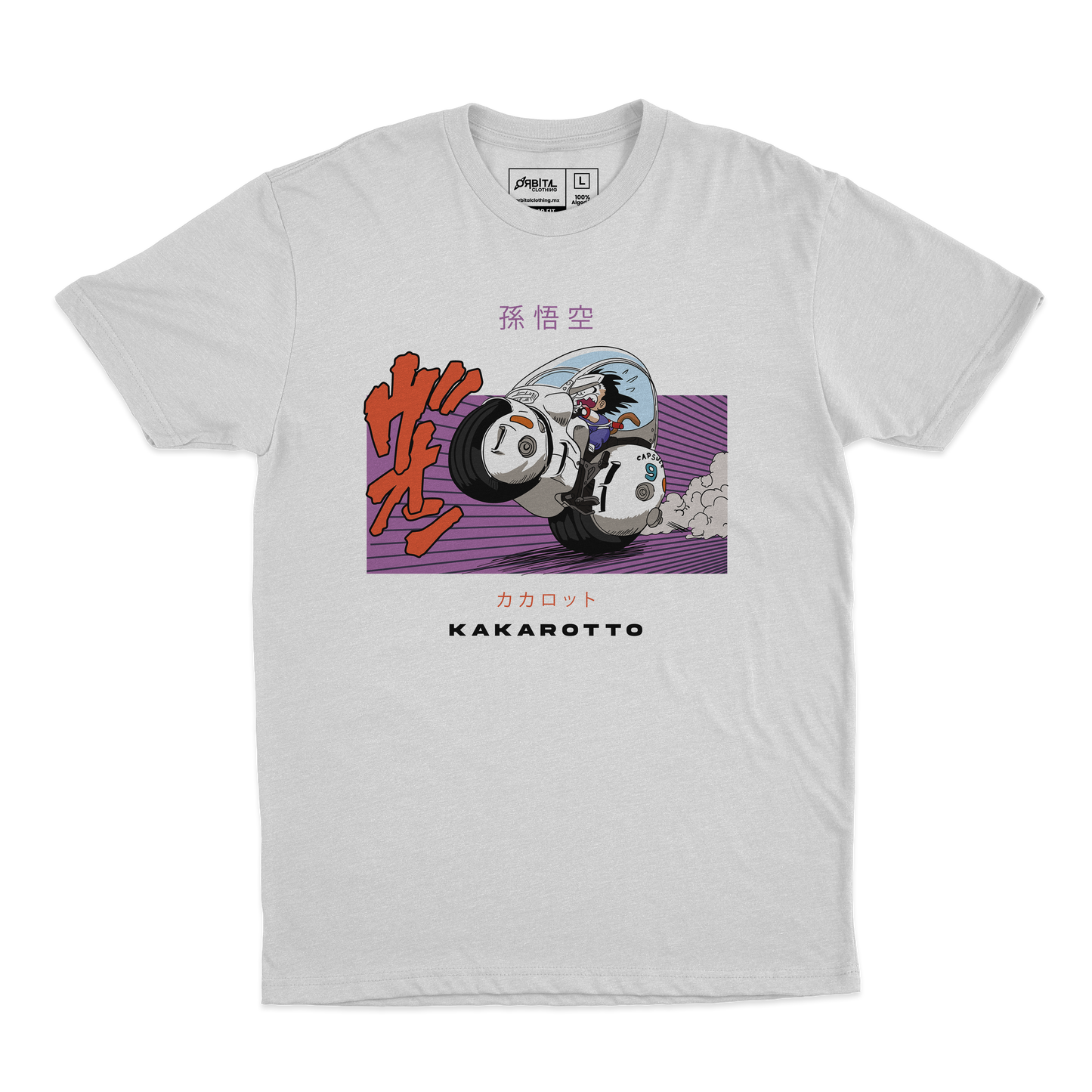 Son Goku Moto Capsule Corp (Playera)