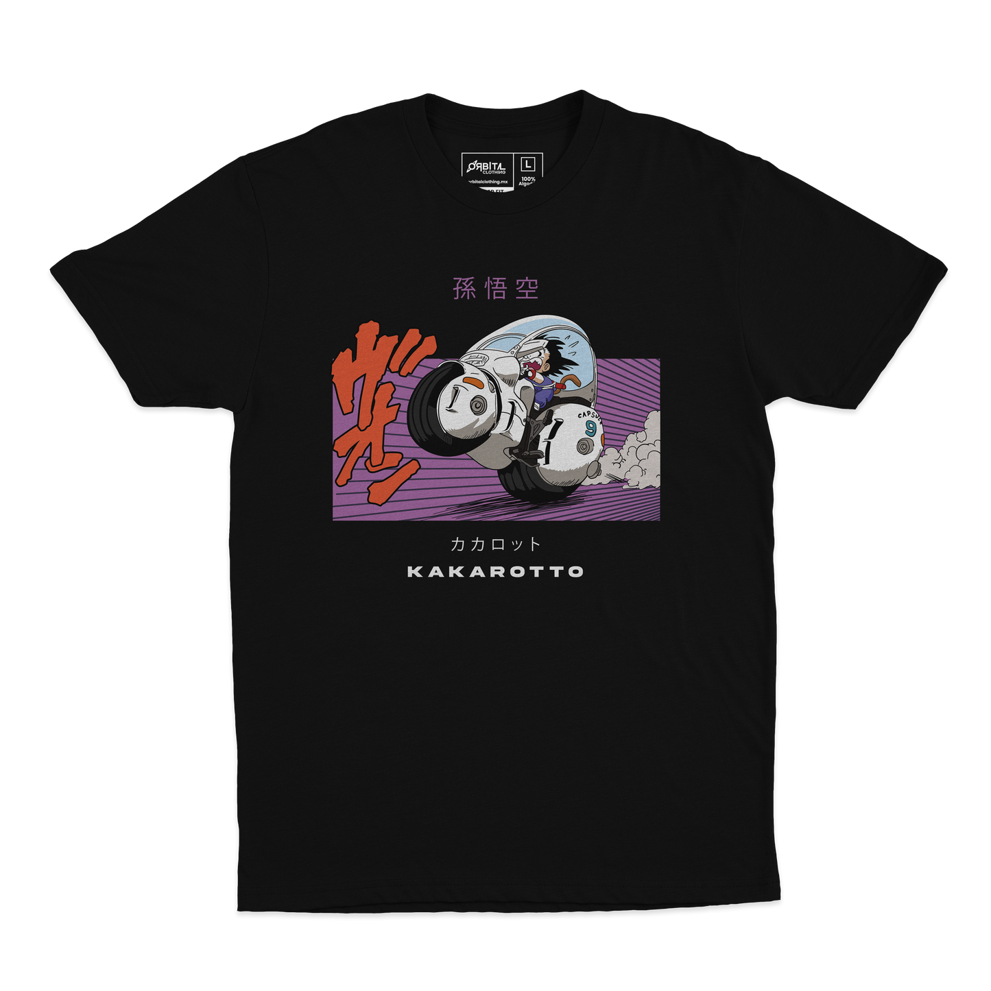 Son Goku Moto Capsule Corp (Playera)