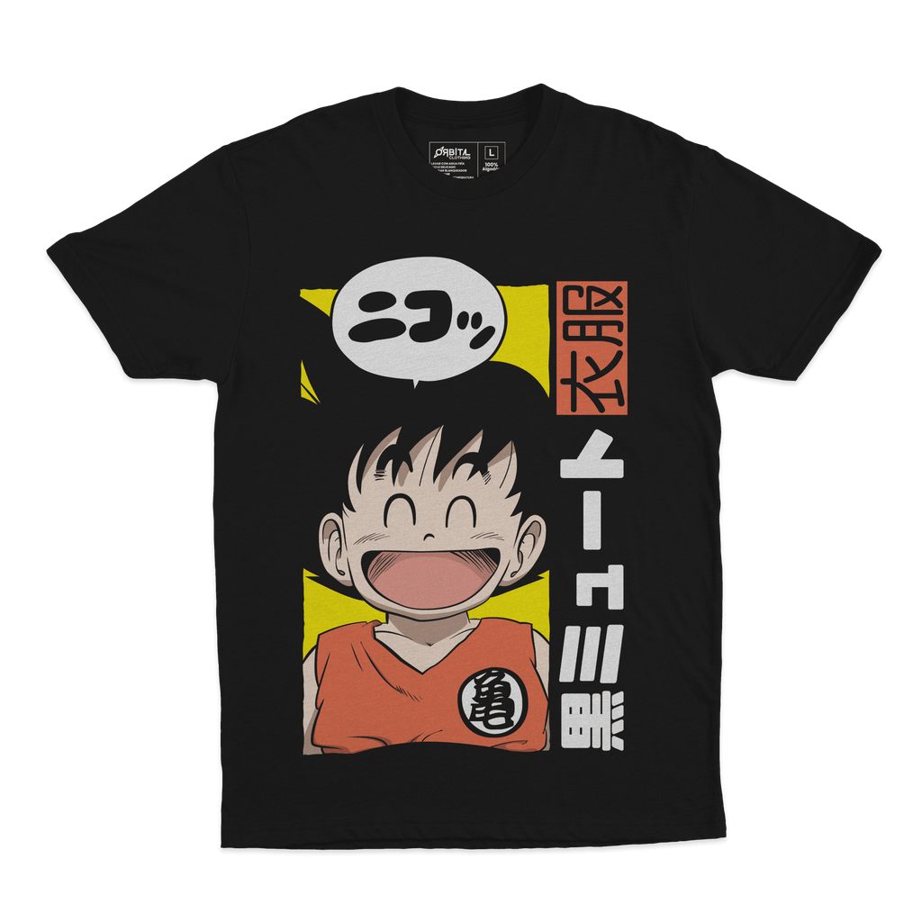 Son Goku Feliz (Playera) - Orbital ClothingSon Goku Feliz (Playera)PlayerasRegular Cosmos Fit