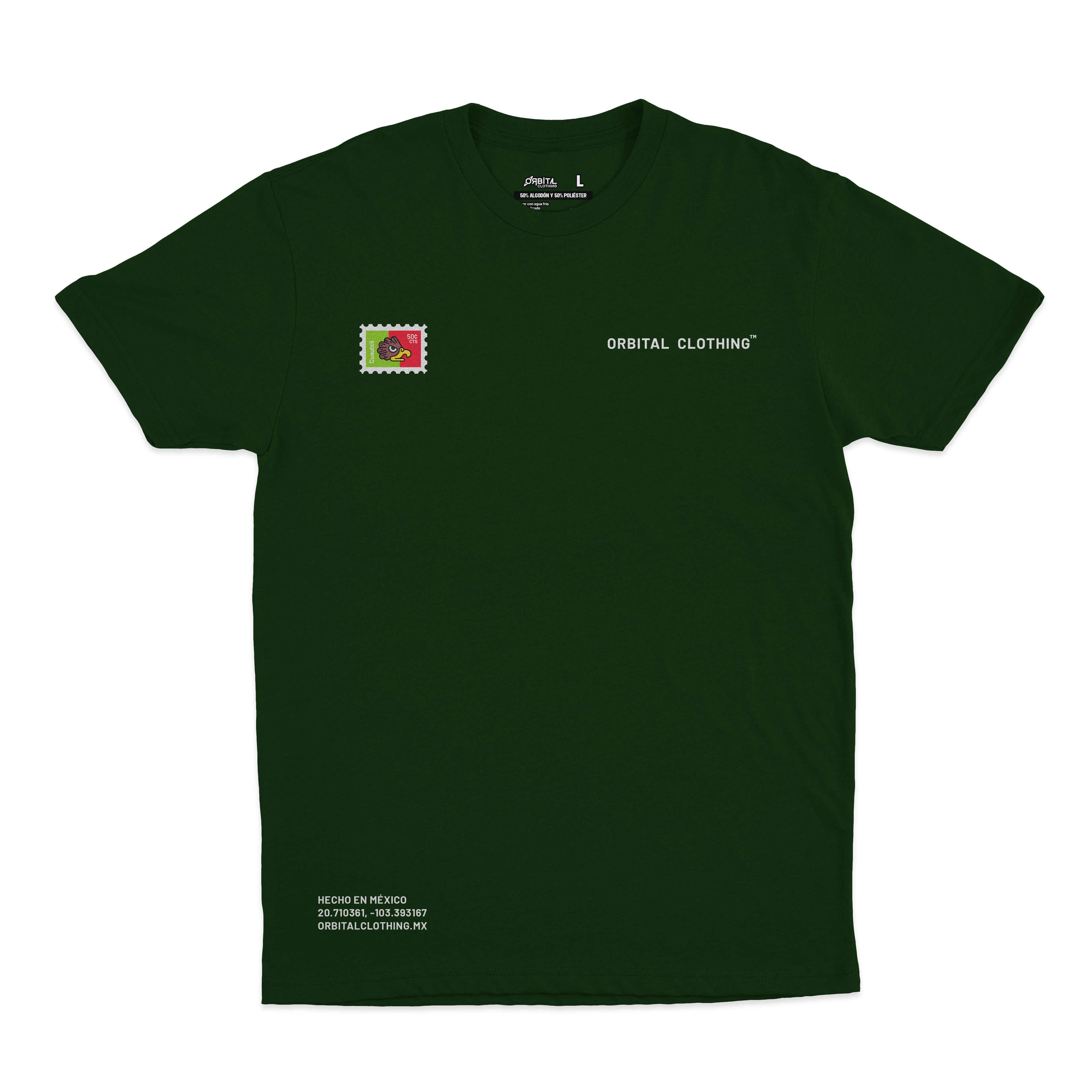Playera Timbres Postales MX | Cuauhtli