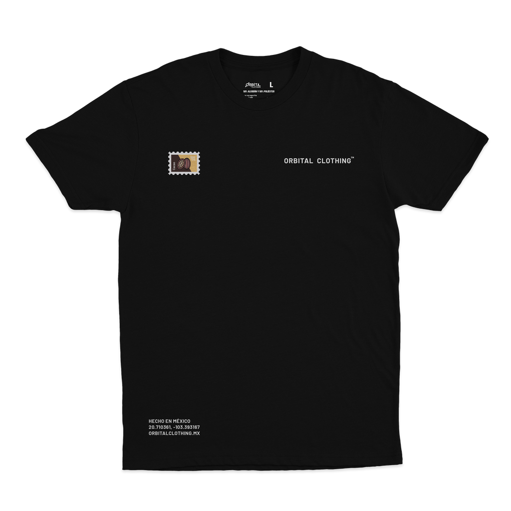 Playera Timbres Postales MX | Cacao