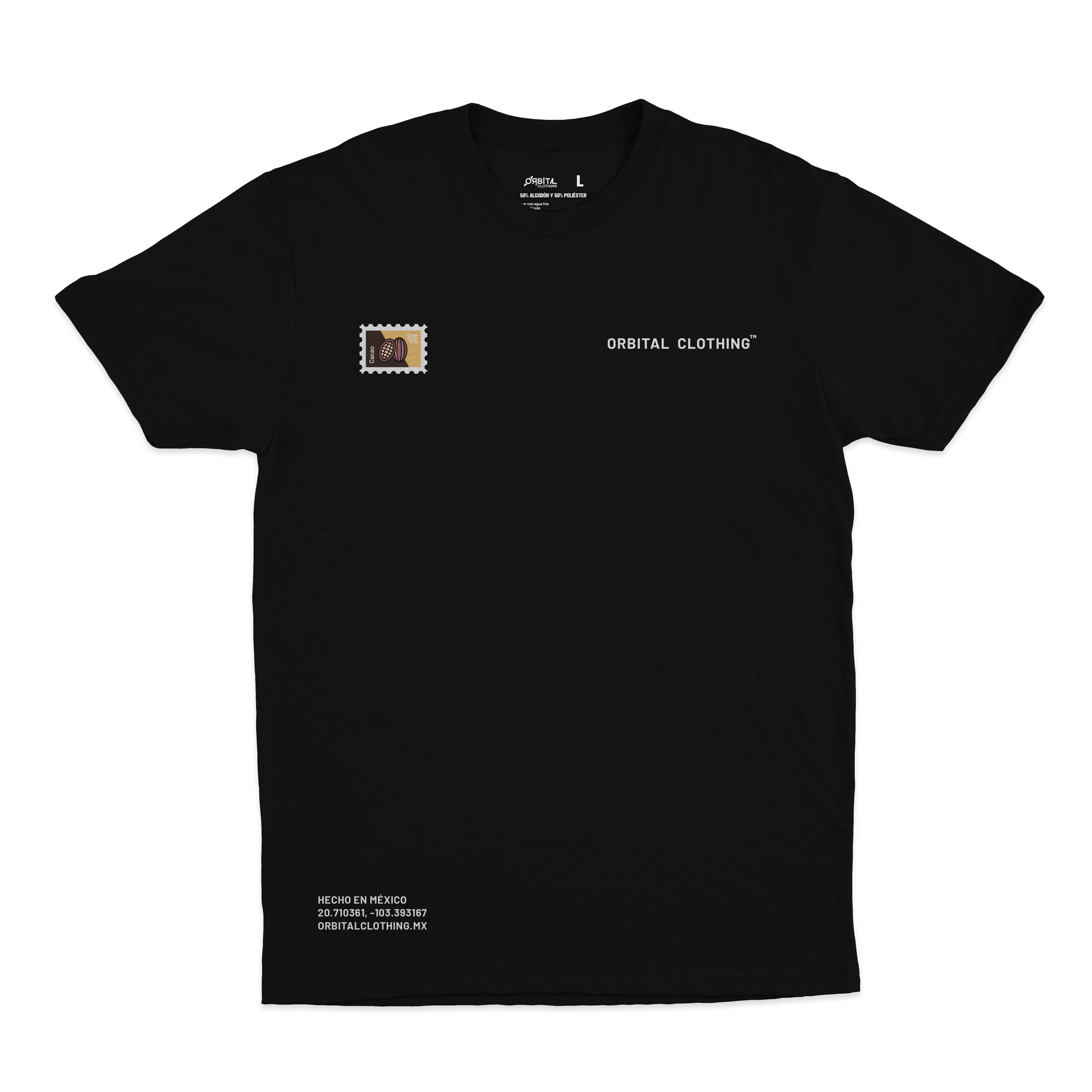 Playera Timbres Postales MX | Cacao