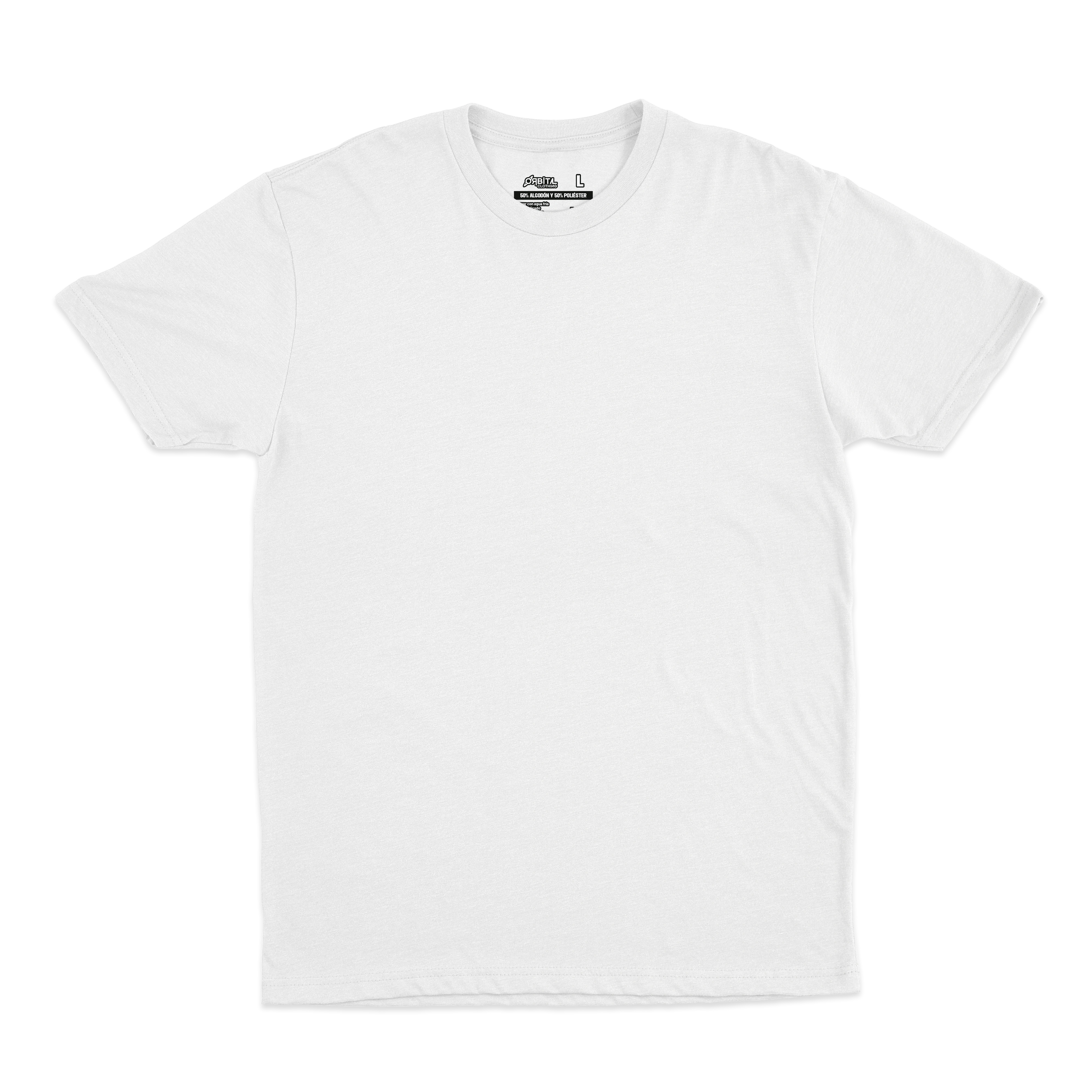 Playera Blanco Auténtico B.A.S.I.C.S. Regular Cosmos Fit