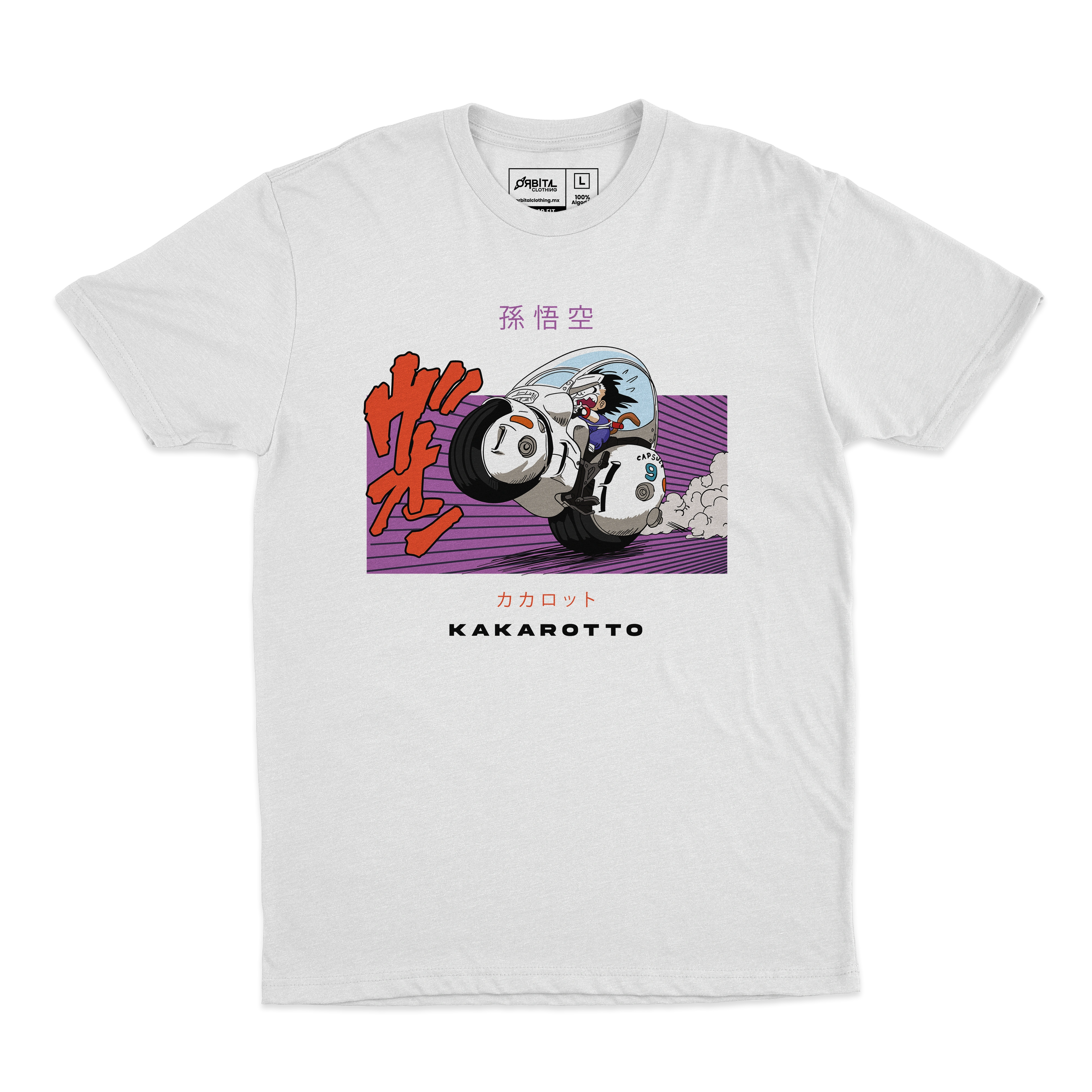 Playera Son Goku Moto Capsule Corp.